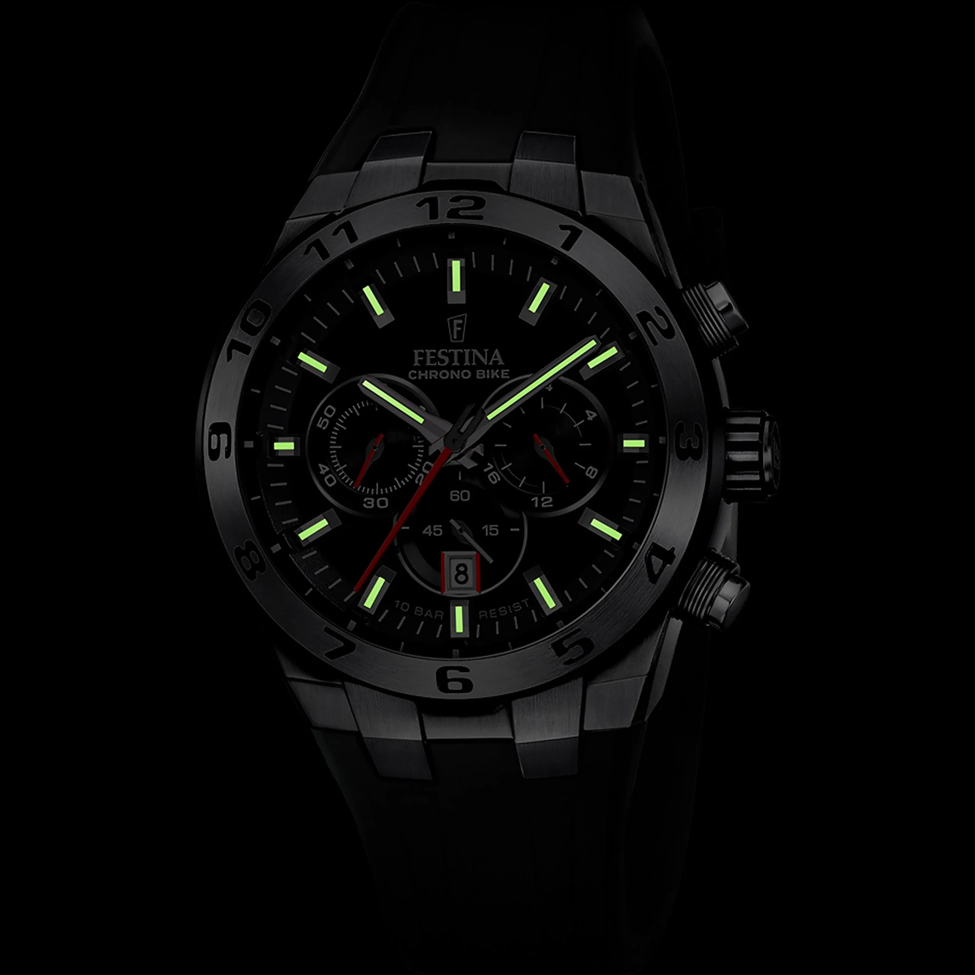 Chrono Bike Black / Silicone Black Dial - Image 3