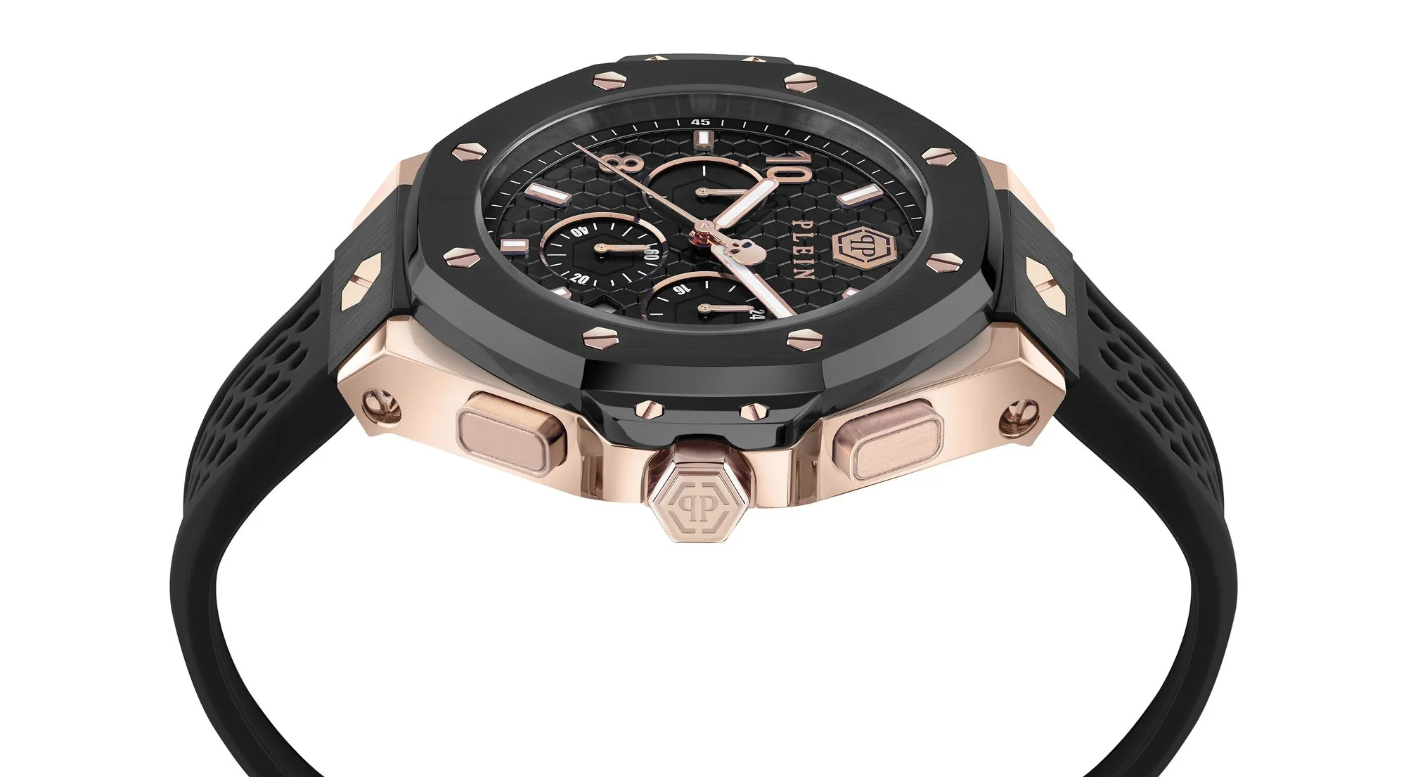 CHRONO ROYAL Black / Silicone Black Dial - Image 3
