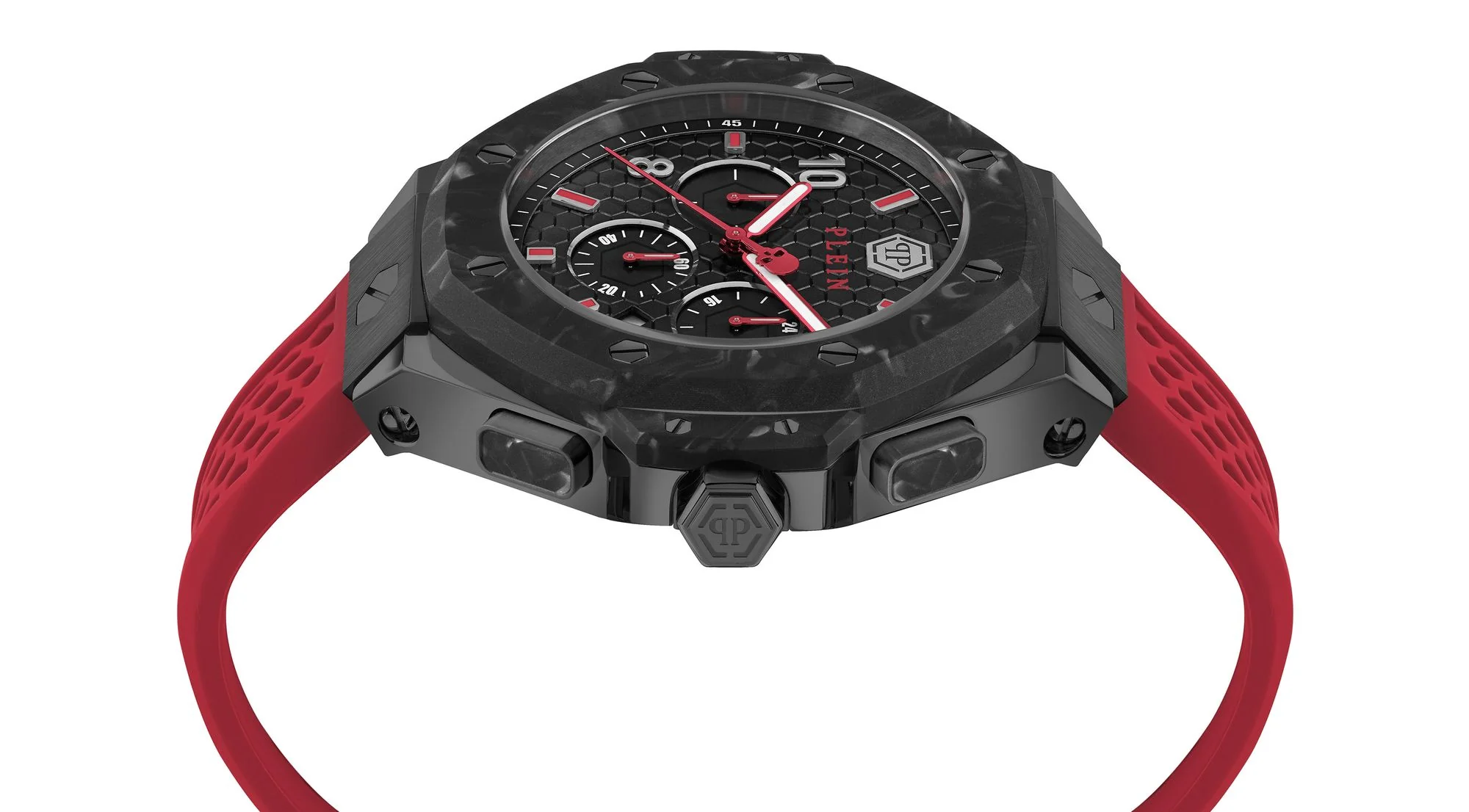 CHRONO ROYAL Black / Silicone | Black Dial - Image 3