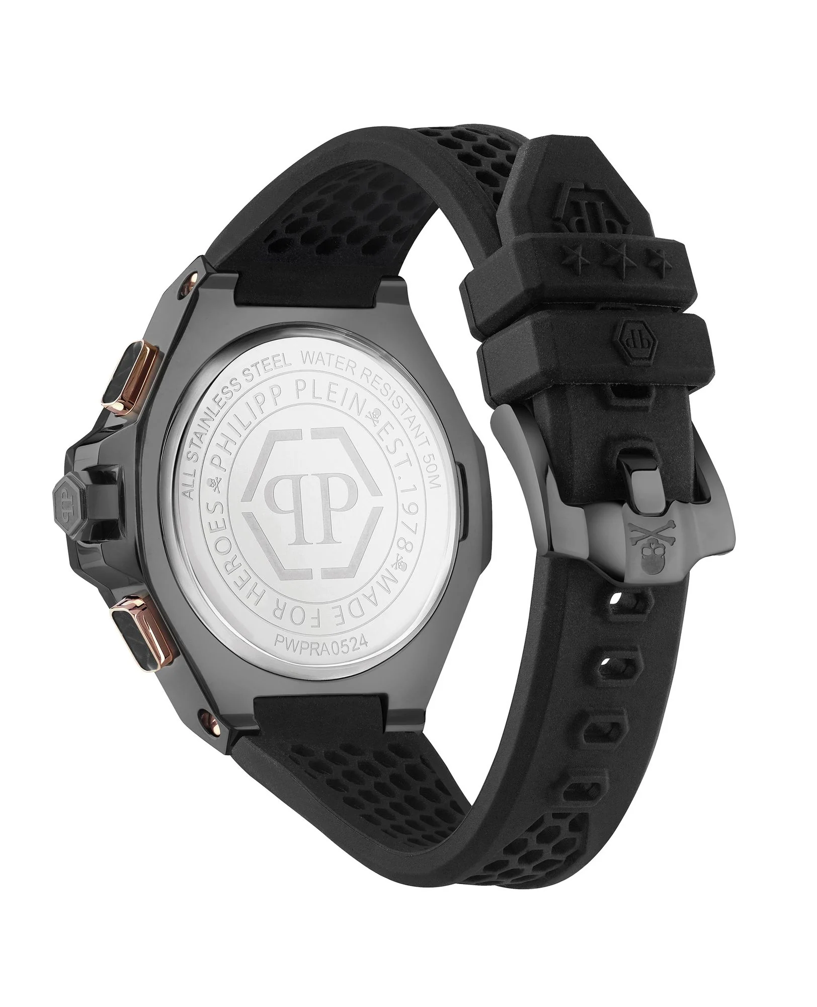 CHRONO ROYAL Black / Silicone | Black Dial - Image 2