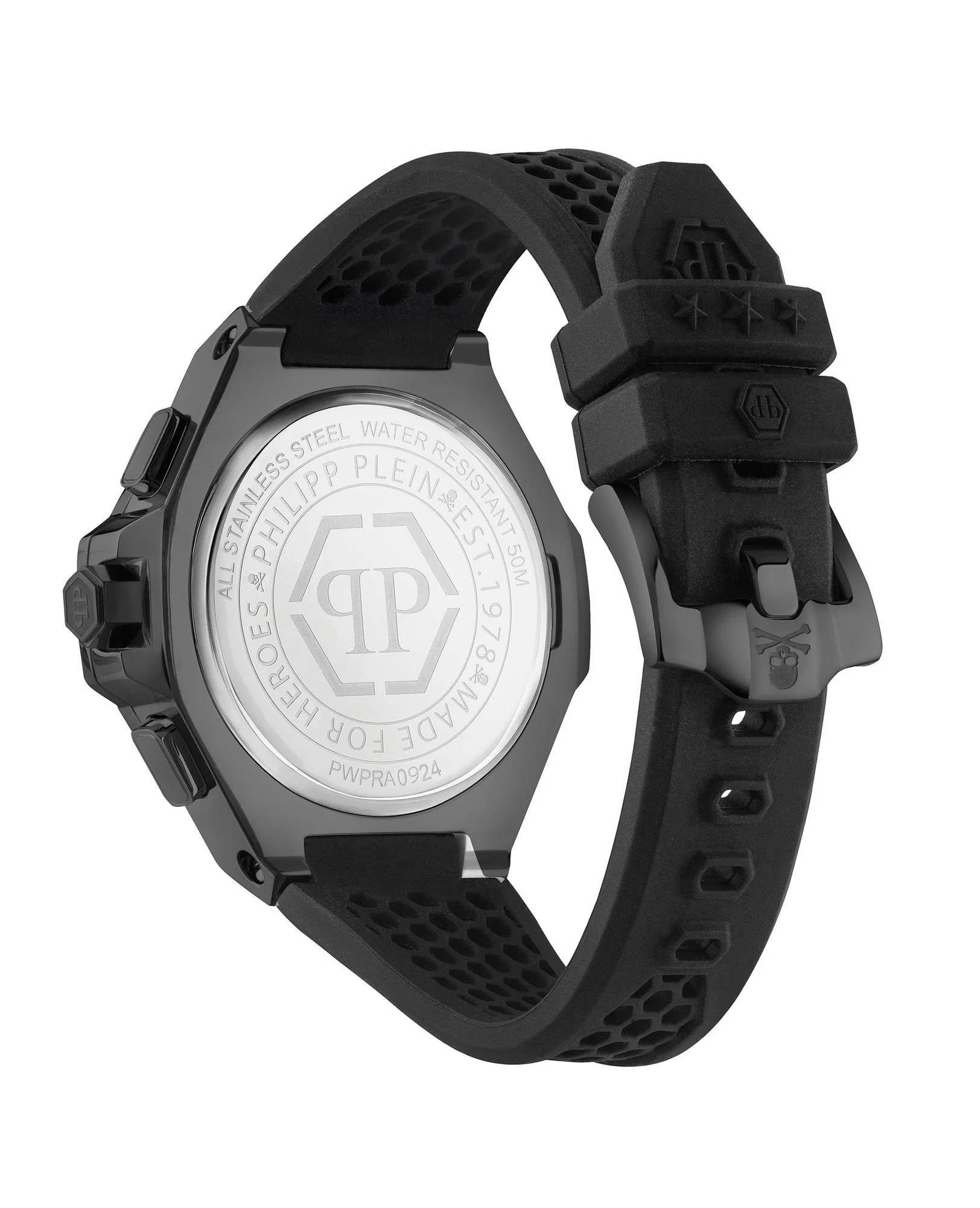CHRONO ROYAL Black / Silicone | Black Dial - Image 2