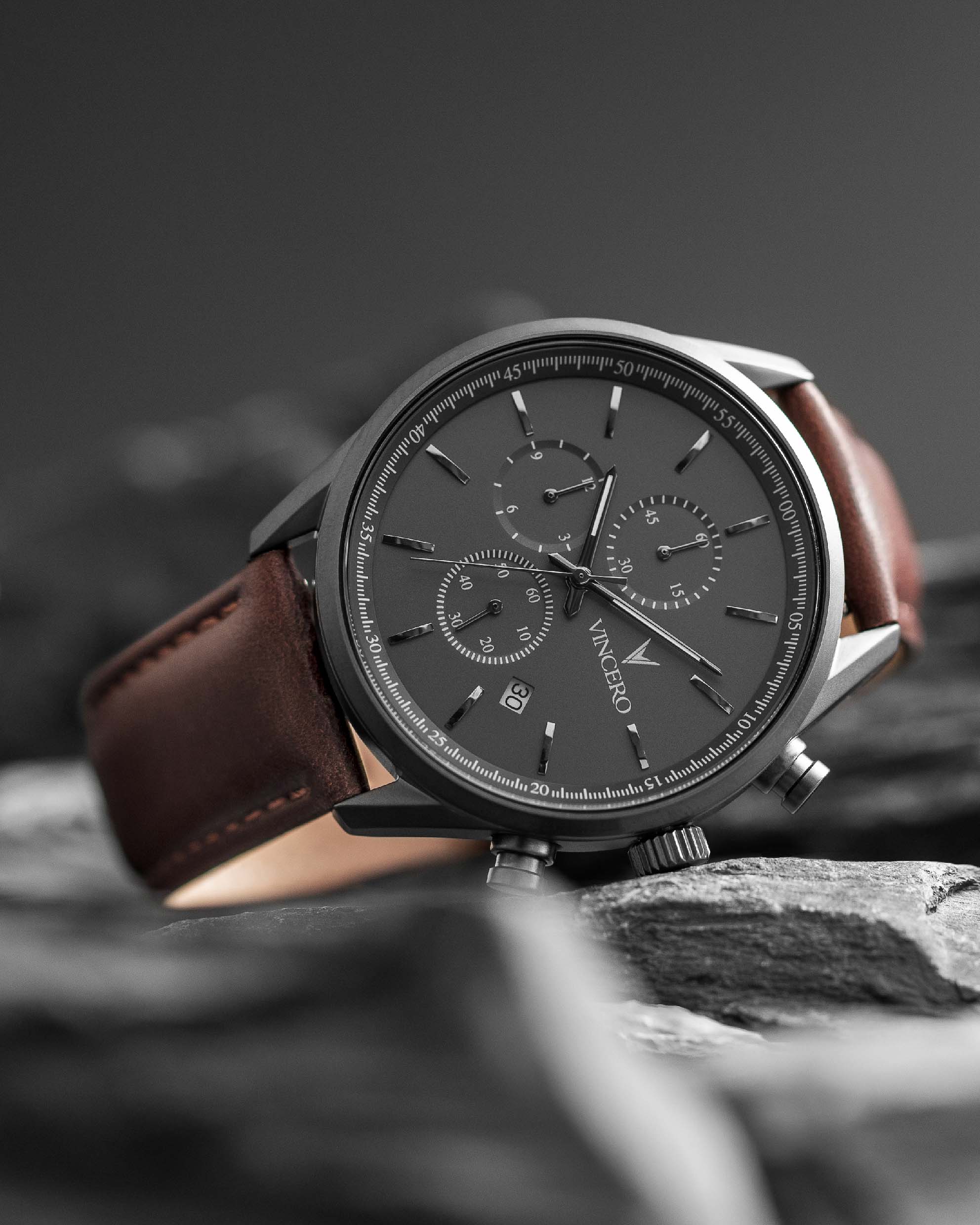Chrono S (40mm) Gunmetal/Walnut 40mm | Gray Dial - Image 2