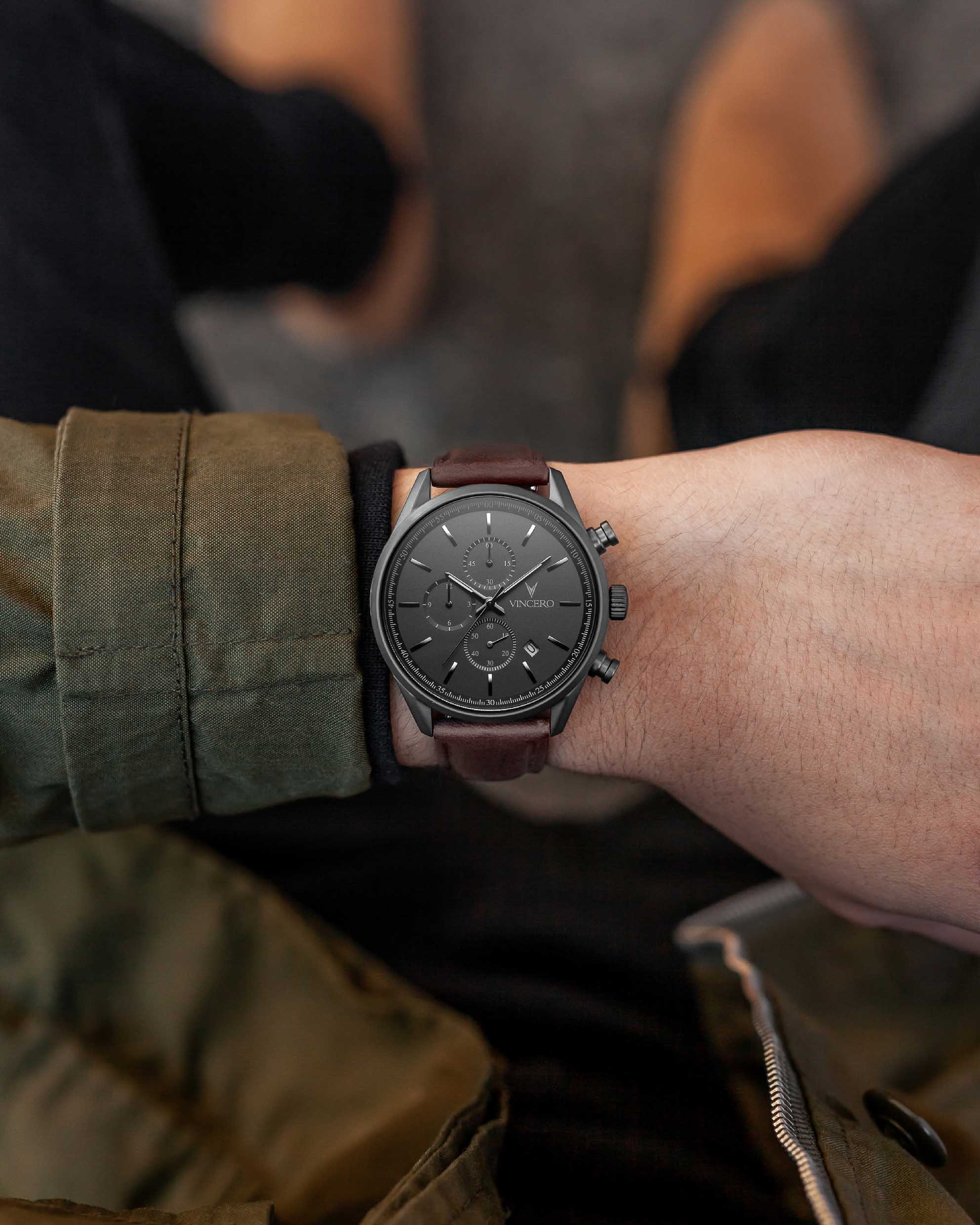 Chrono S (40mm) Gunmetal/Walnut 40mm | Gray Dial - Image 3