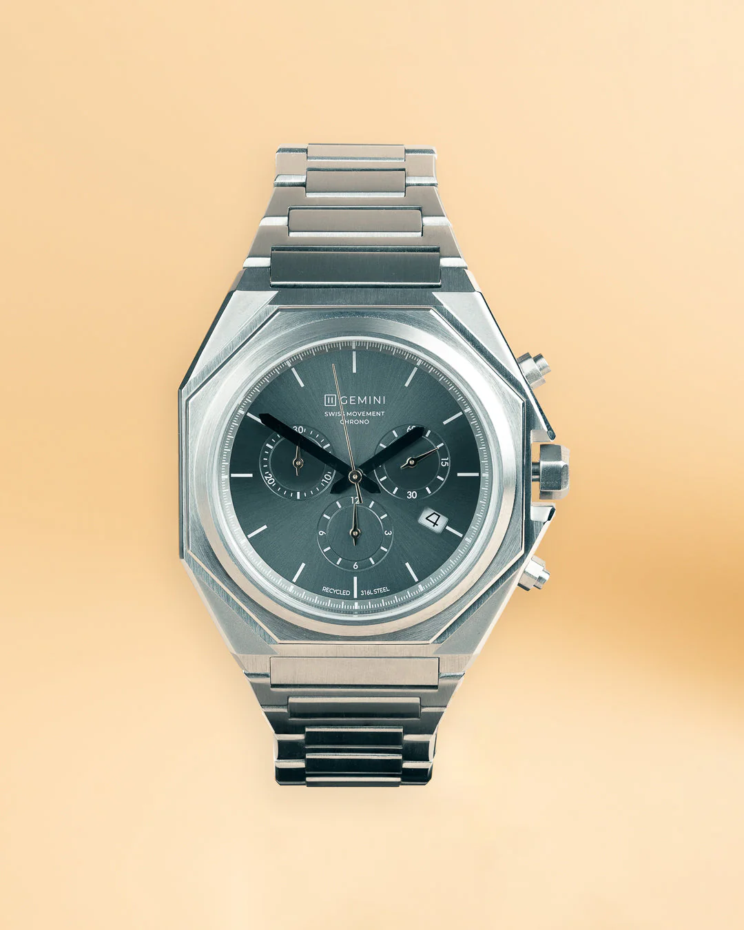 Chrono Silver Silver | Blue Dial