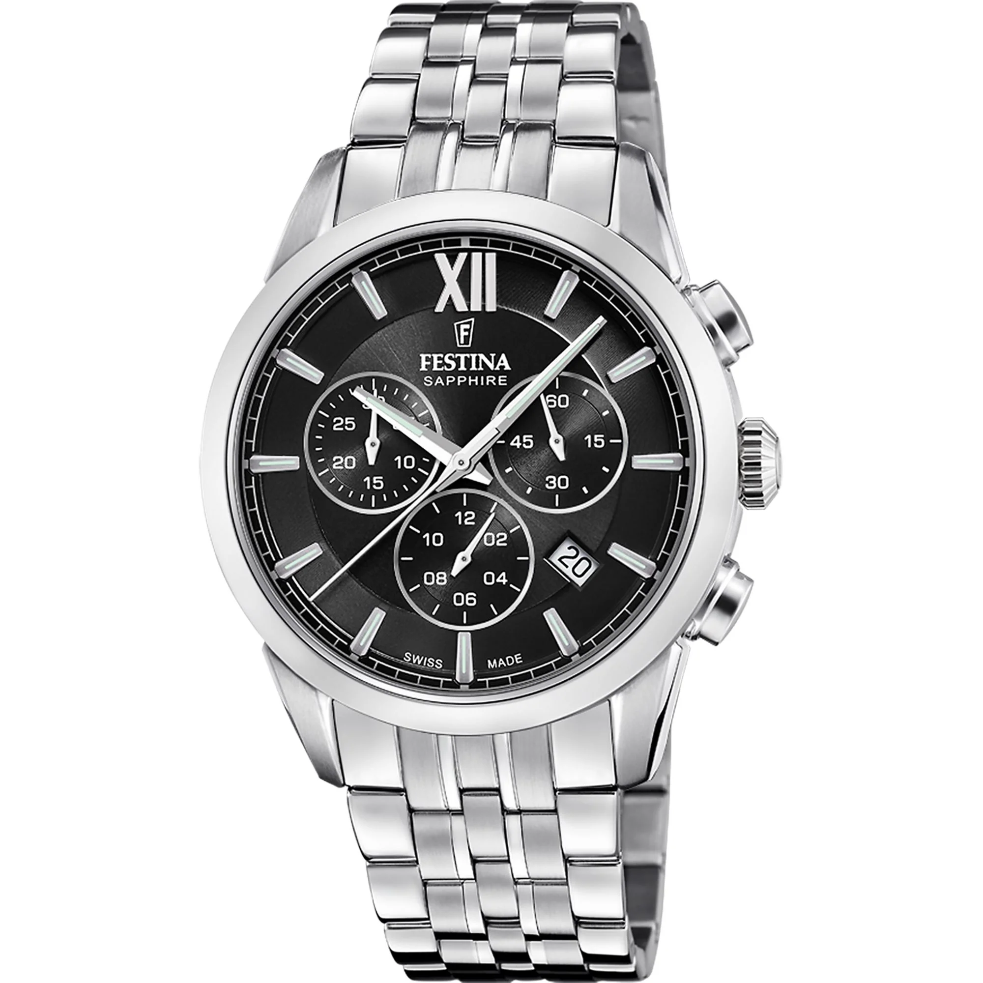 CHRONOGRAPH Black / Stainless Steel | Black Dial