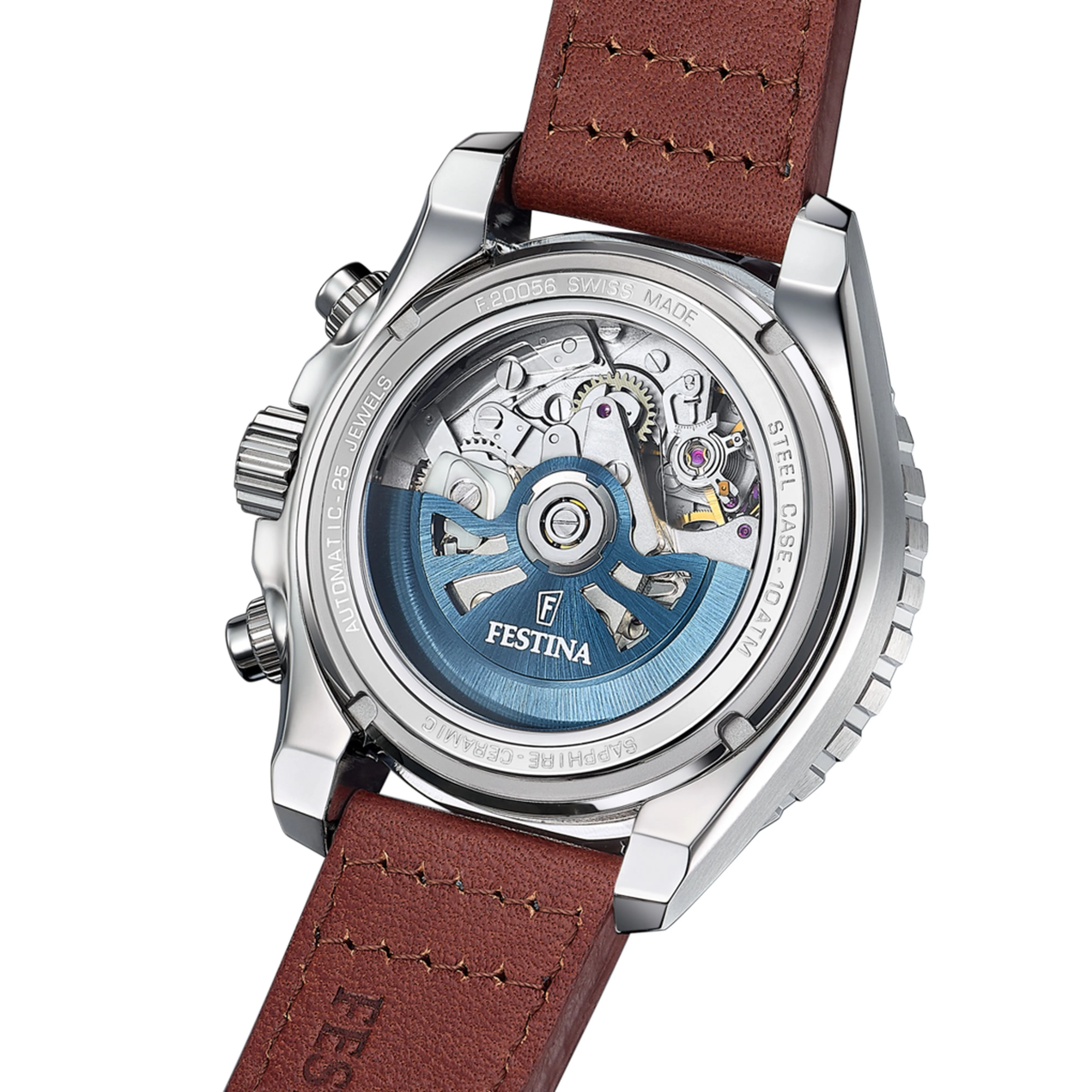 Chronograph Ceramic White / Leather | White Dial - Image 2