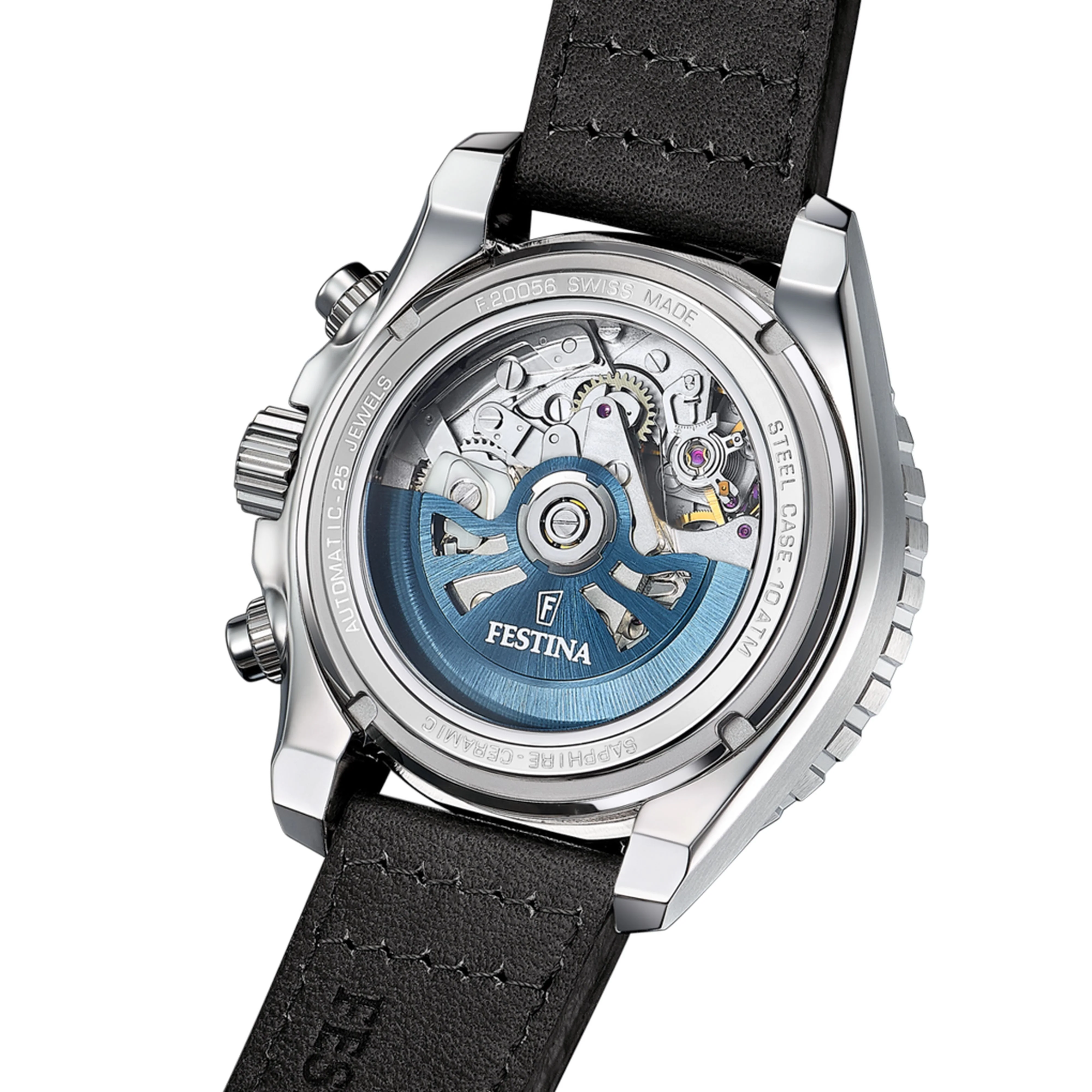 Chronograph Ceramic Black / Leather | Black Dial - Image 2