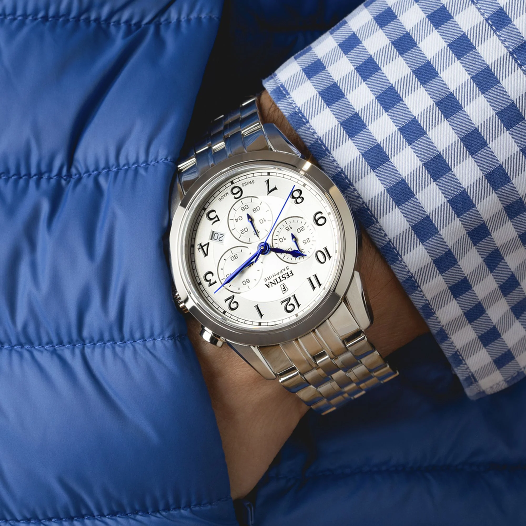CHRONOGRAPH Silver / Stainless Steel | Silver Dial - Image 4