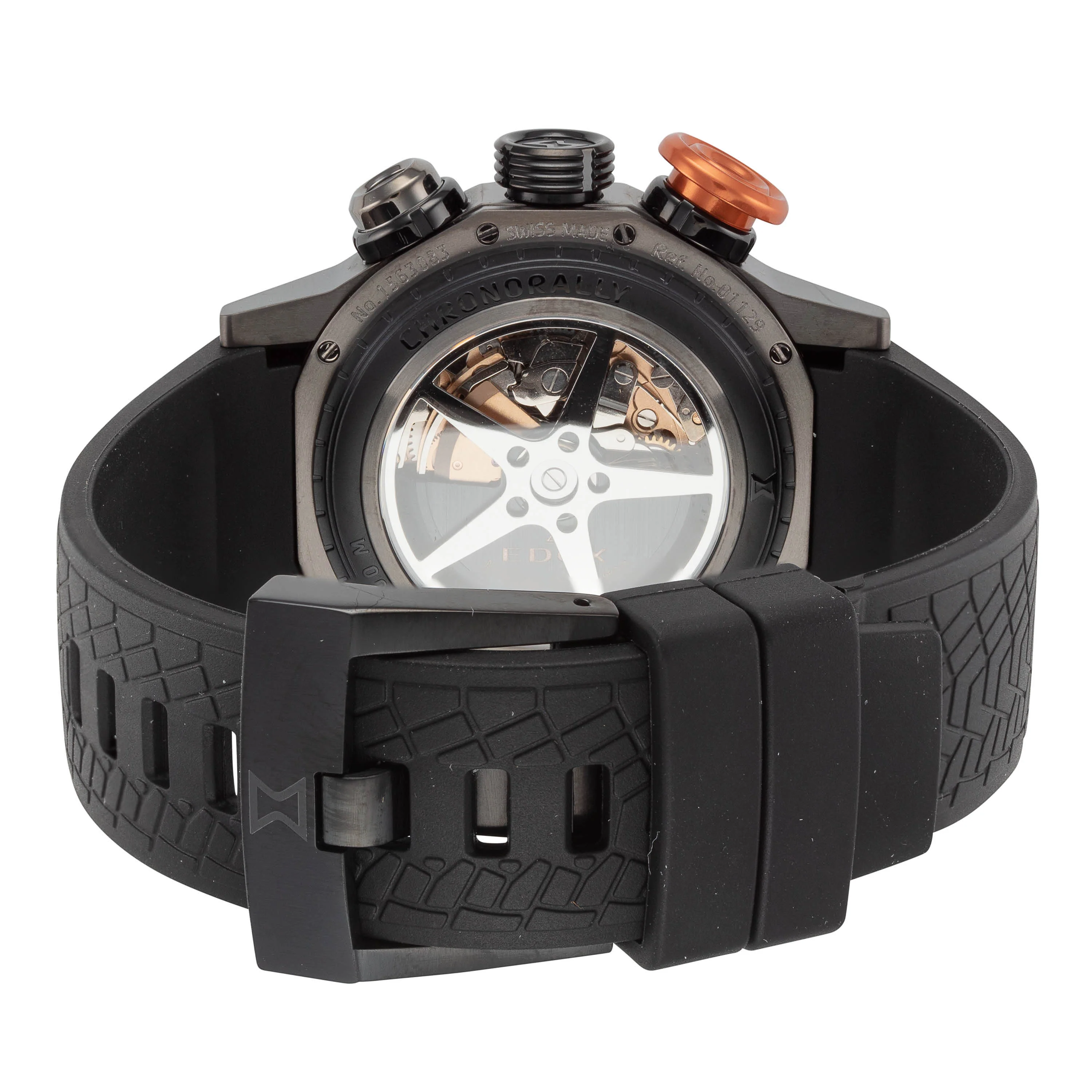 Chronorally 45mm / Black and Orange / Black | Black and Orange Dial - Image 3