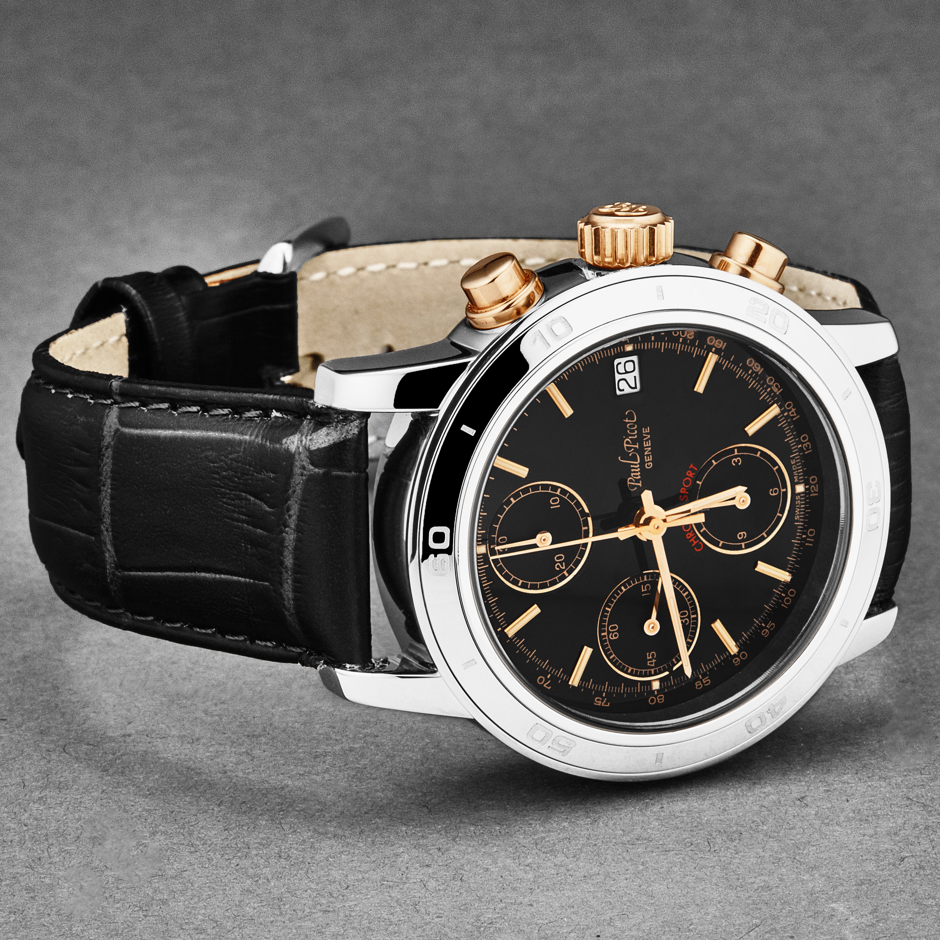 Chronosport P7033.20B.334 / Black | Black Dial - Image 2