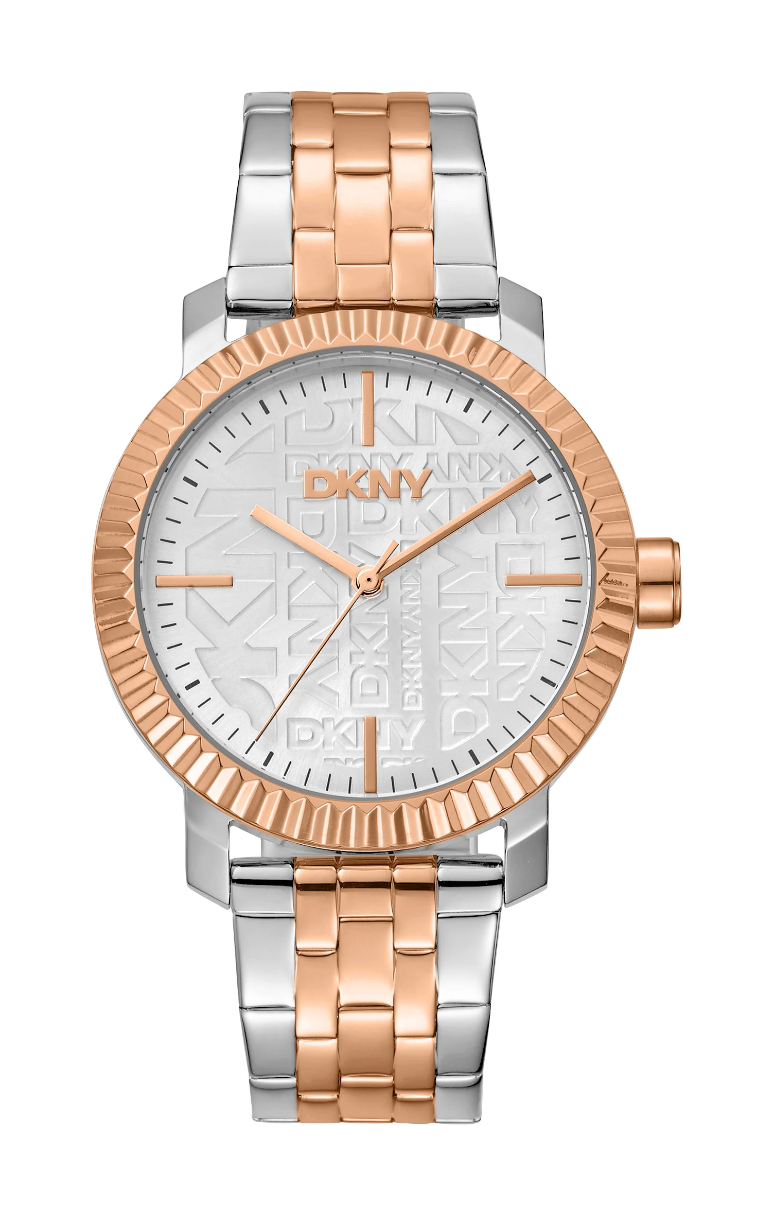 Classic 36mm / Silver / Silver and Rose Gold | Silver Dial