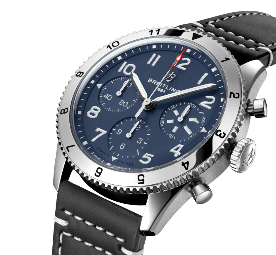 Classic Avi Chronograph 42mm / Blue | Blu chrno Dial - Image 2