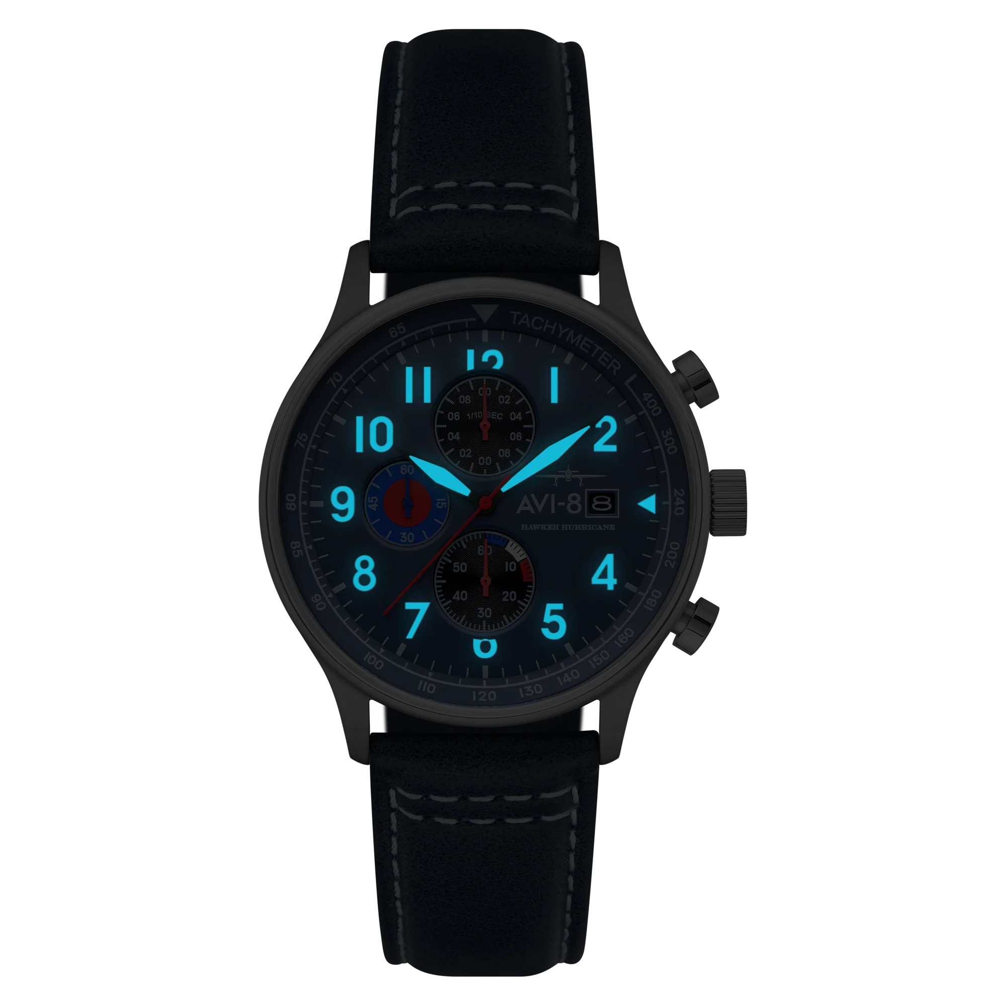 Classic Chronograph Blue / Leather Blue Dial - Image 3