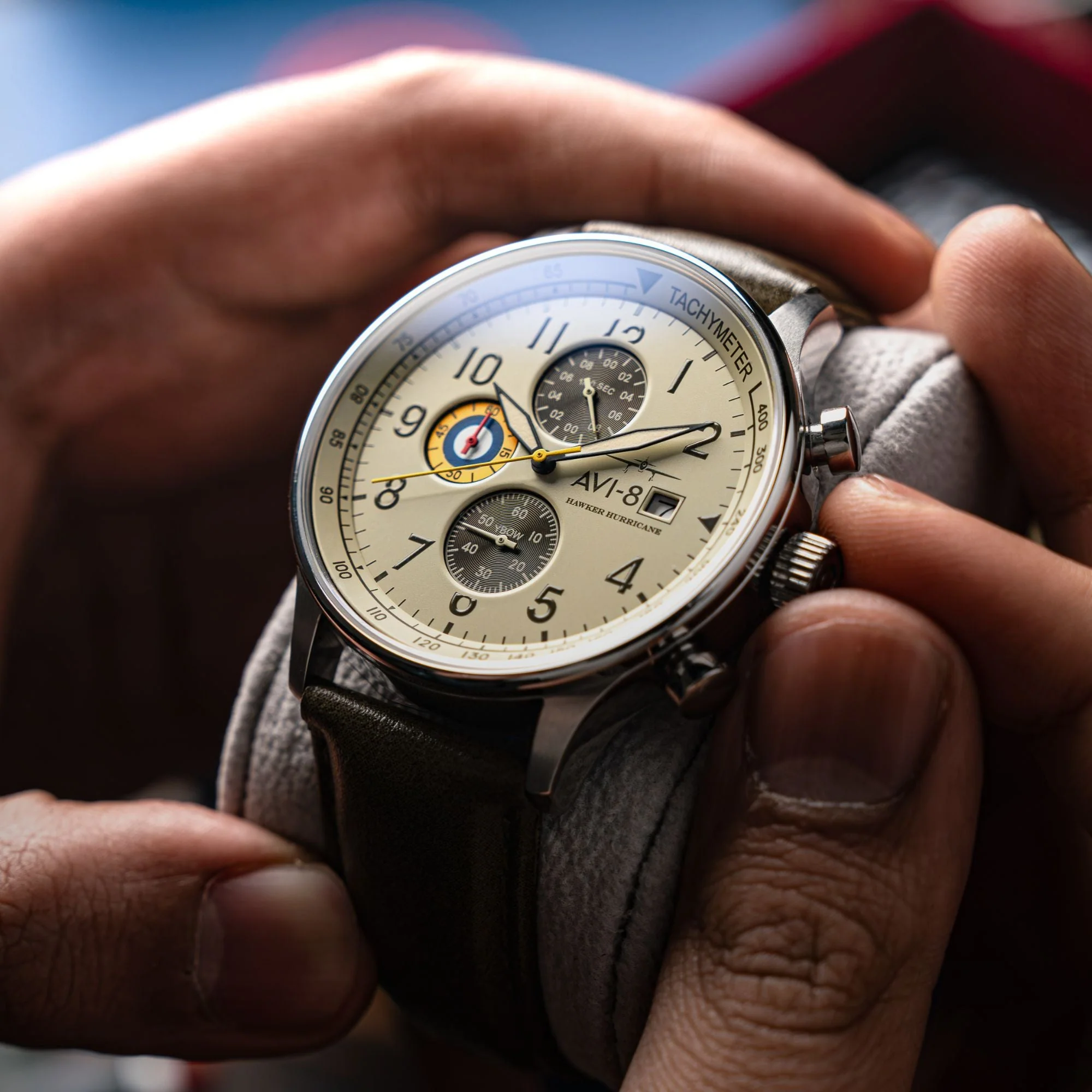 Classic Chronograph Khaki / Leather | Khaki Dial - Image 2