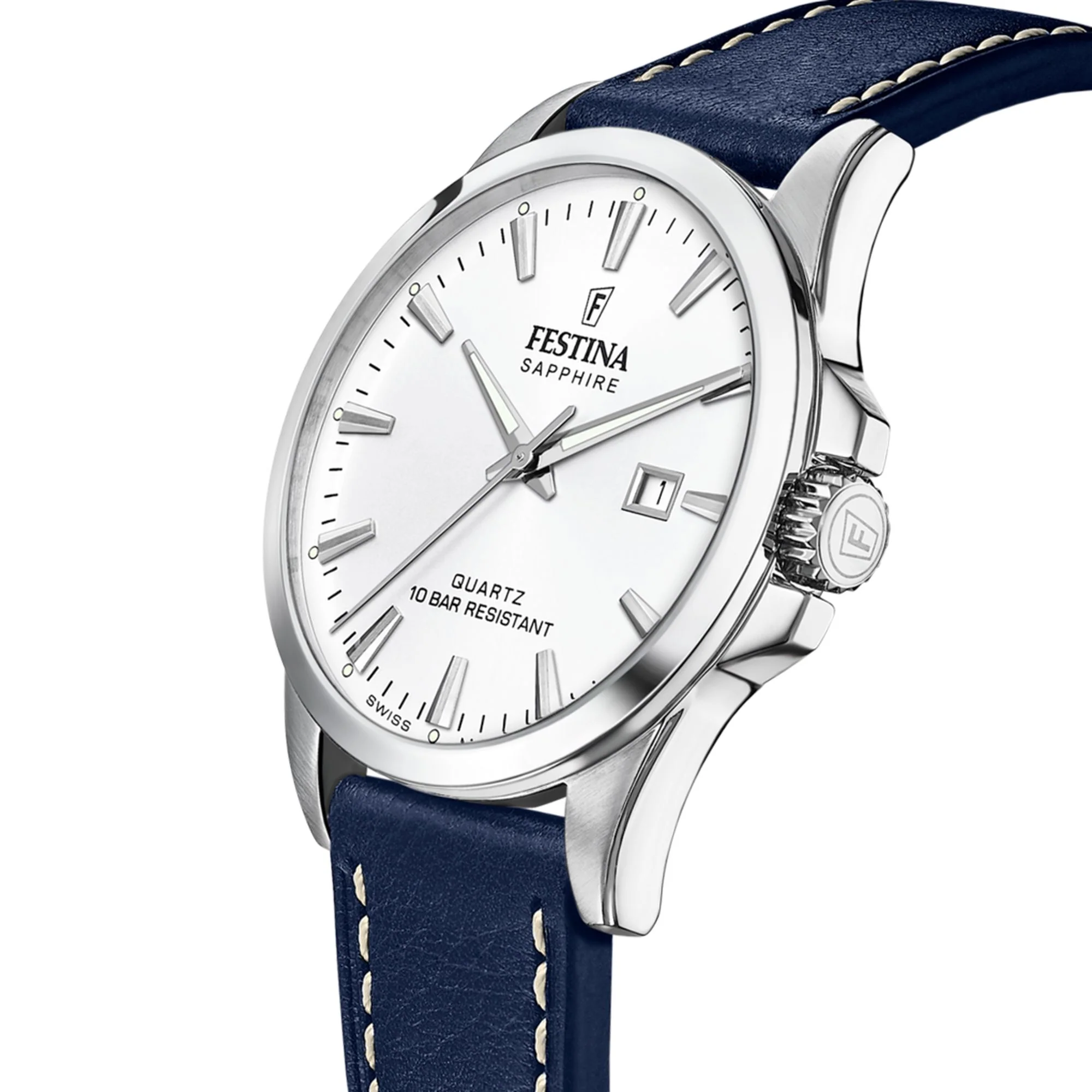Classic Silver / Leather Silver Dial - Image 2