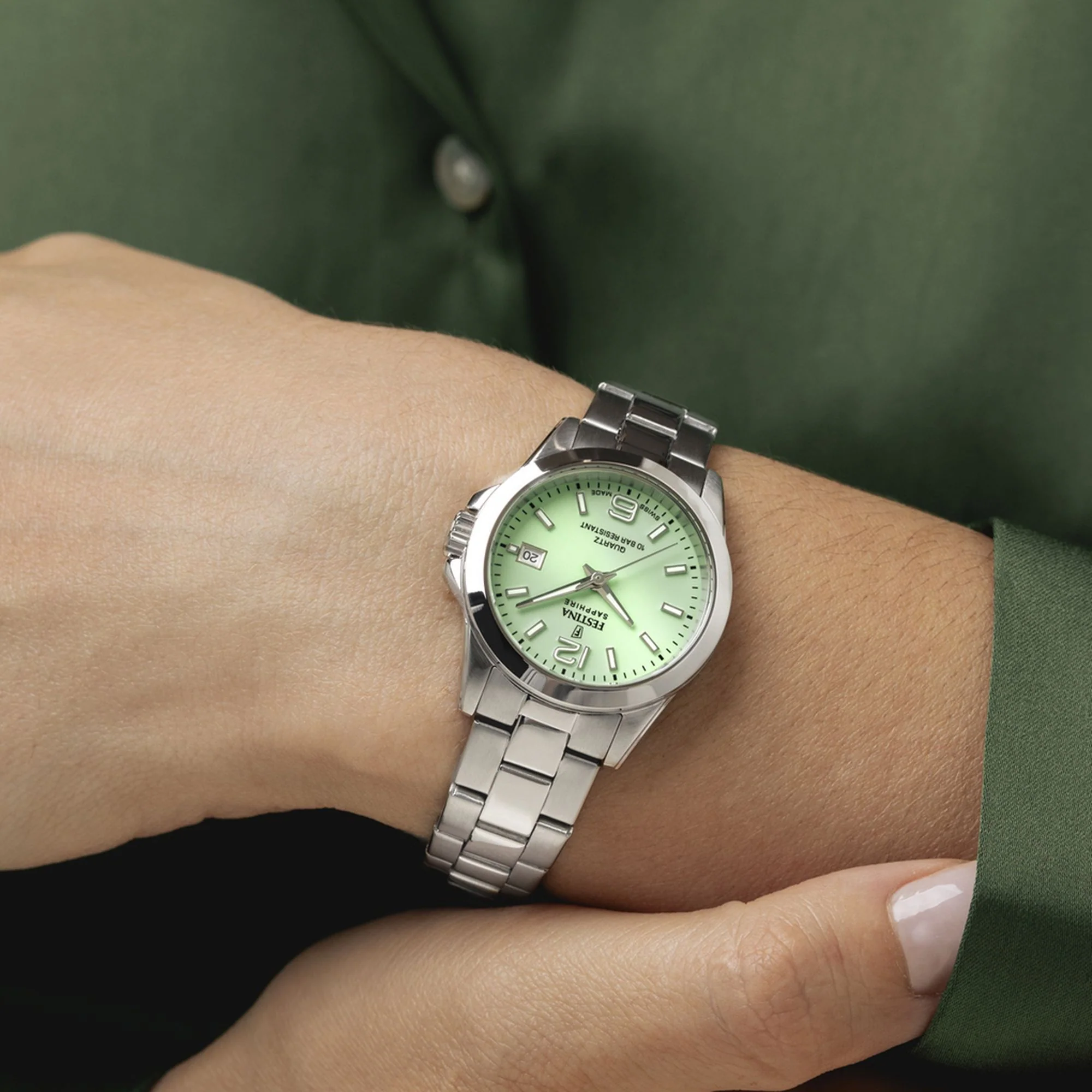 Classic Green / Stainless Steel | Green Dial - Image 2