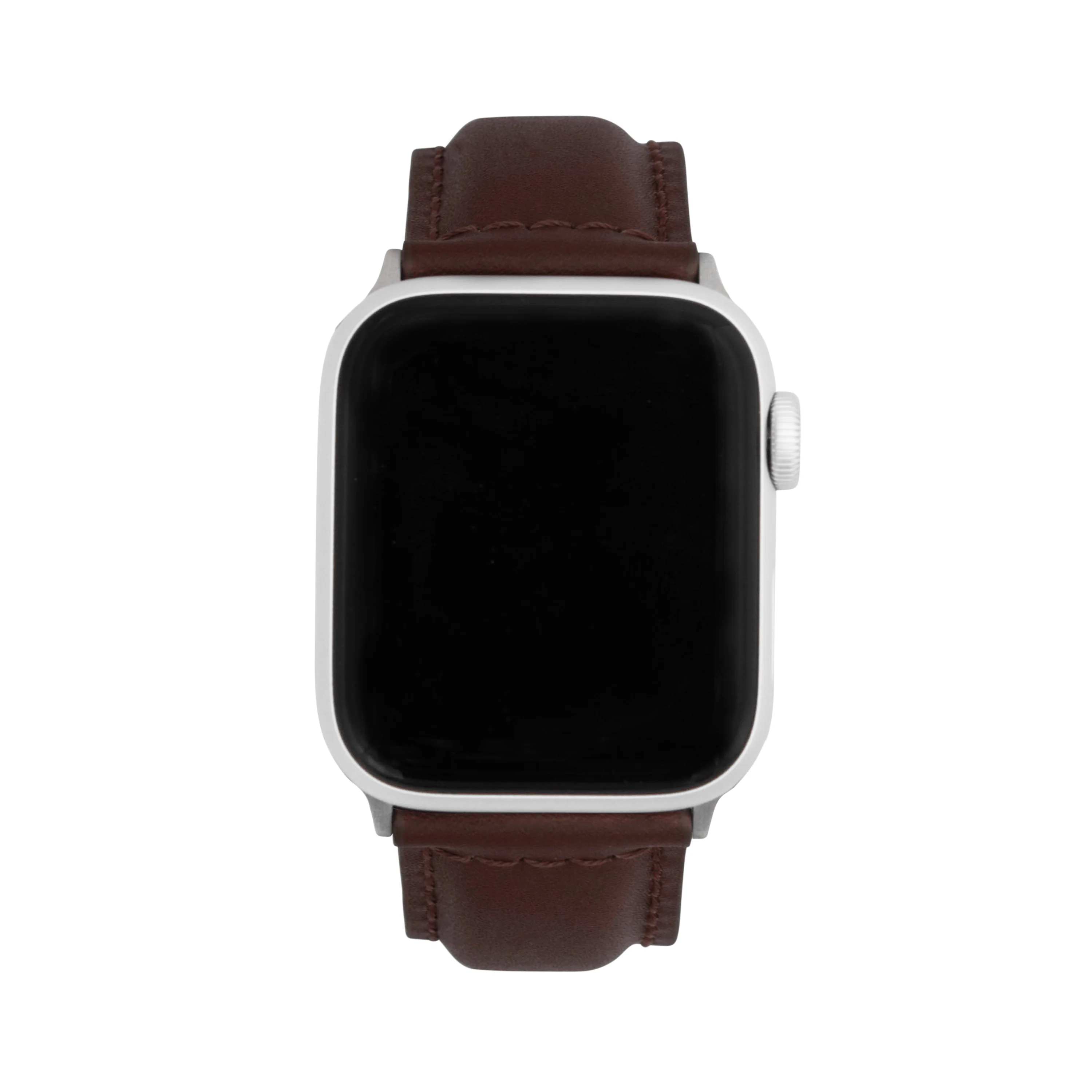 Classic Leather Band for Apple Watch Series 8/7/6/5/4/3/2/1/SE Light Brown (38mm | 40mm | 41mm) |  Dial - Image 2