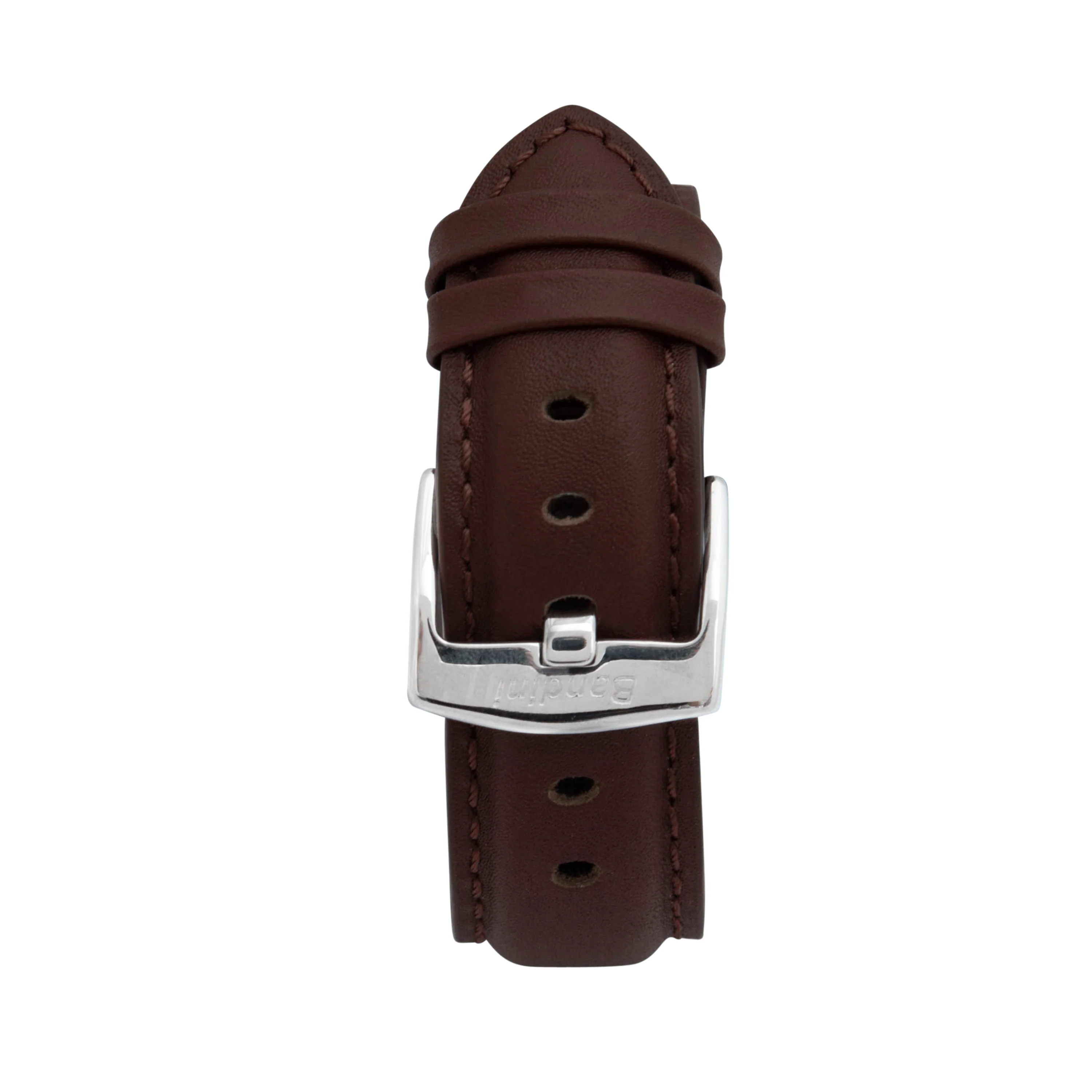 Classic Leather Band for Apple Watch Series 8/7/6/5/4/3/2/1/SE Light Brown (38mm | 40mm | 41mm) |  Dial - Image 3