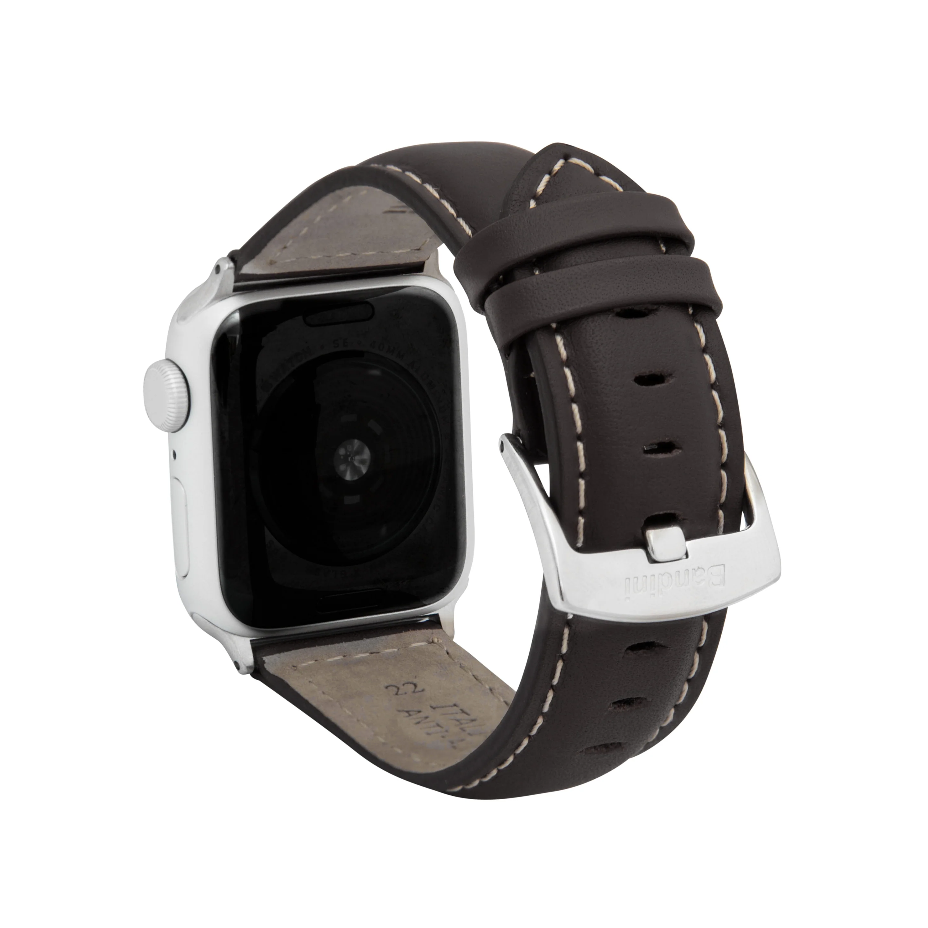 Classic Leather Band with Stitch for Apple Watch Ultra & Series 8/7/6/5/4/3/2/1/SE Brown (42mm | 44mm | 45mm | 49mm) | Dial