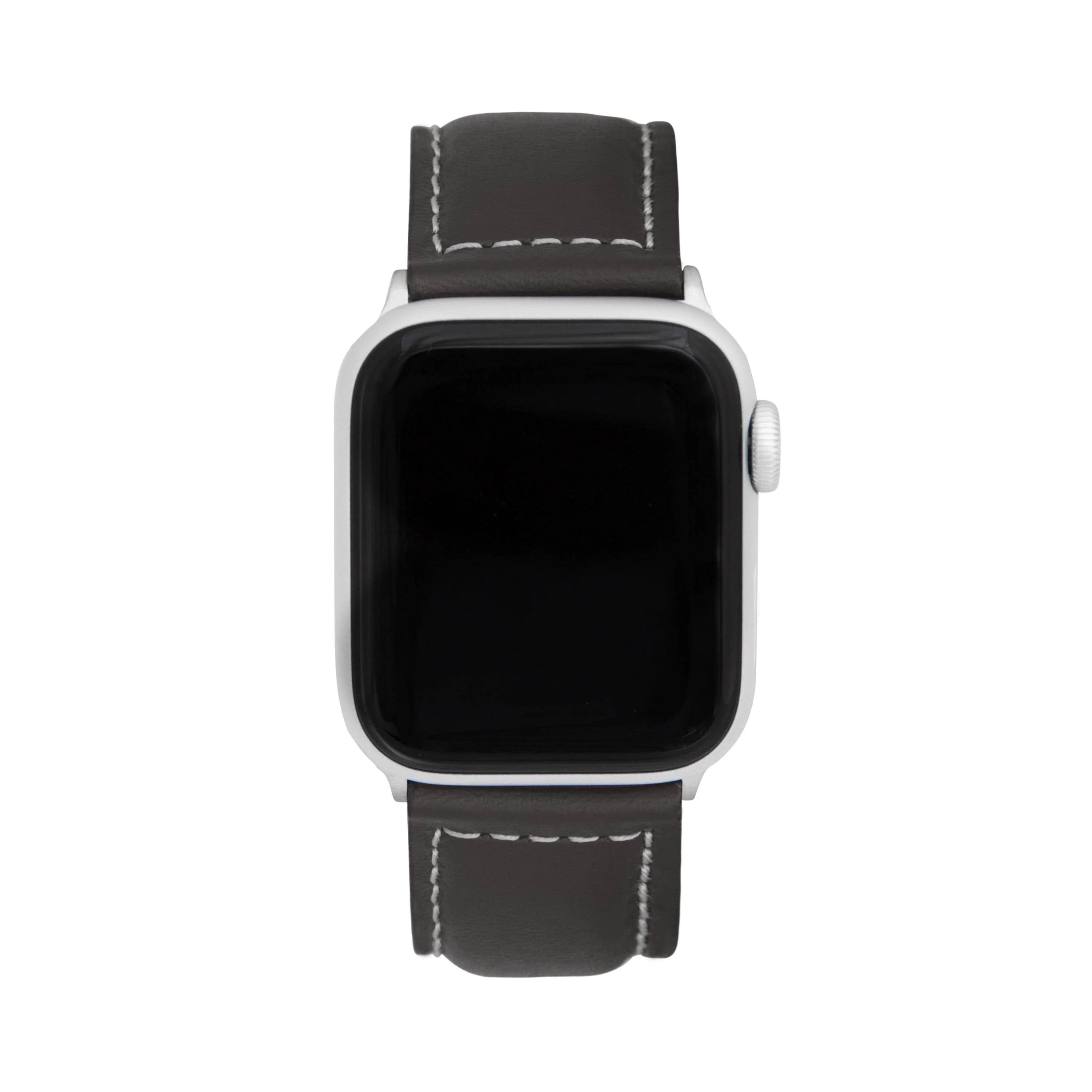 Classic Leather Band with Stitch for Apple Watch Ultra & Series 8/7/6/5/4/3/2/1/SE Brown (42mm | 44mm | 45mm | 49mm) | Dial - Image 2