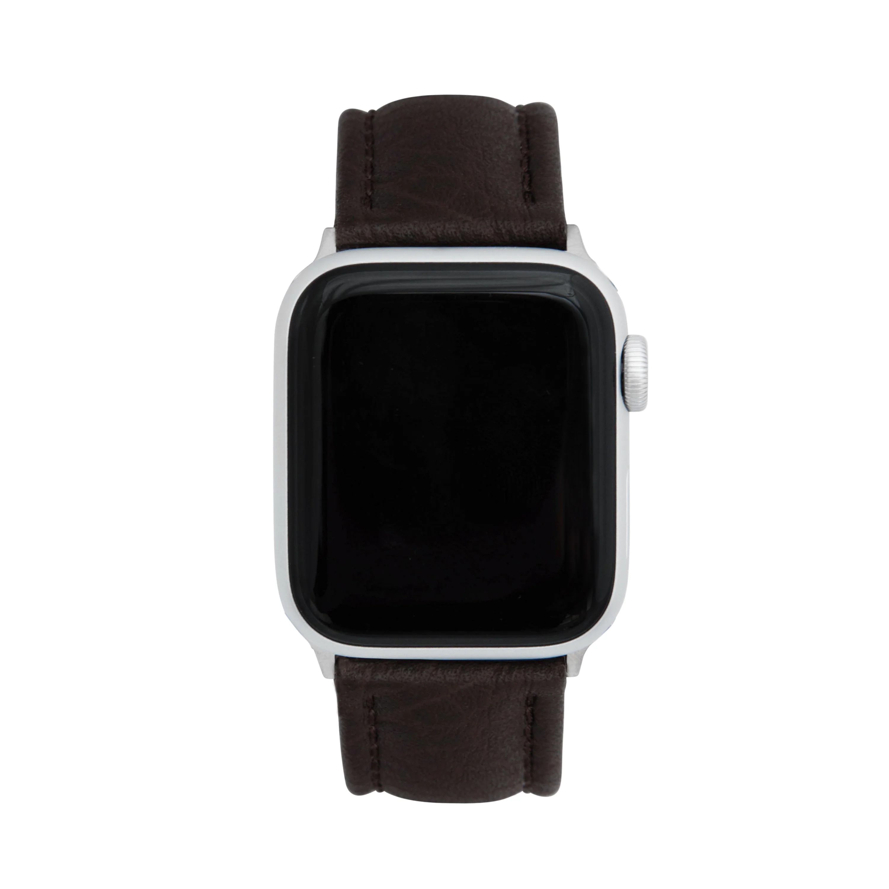 Classic Leather Buffalo Pattern Band for Apple Watch Ultra & Series 8/7/6/5/4/3/2/1/SE Brown (42mm | 44mm | 45mm | 49mm) |  Dial - Image 2