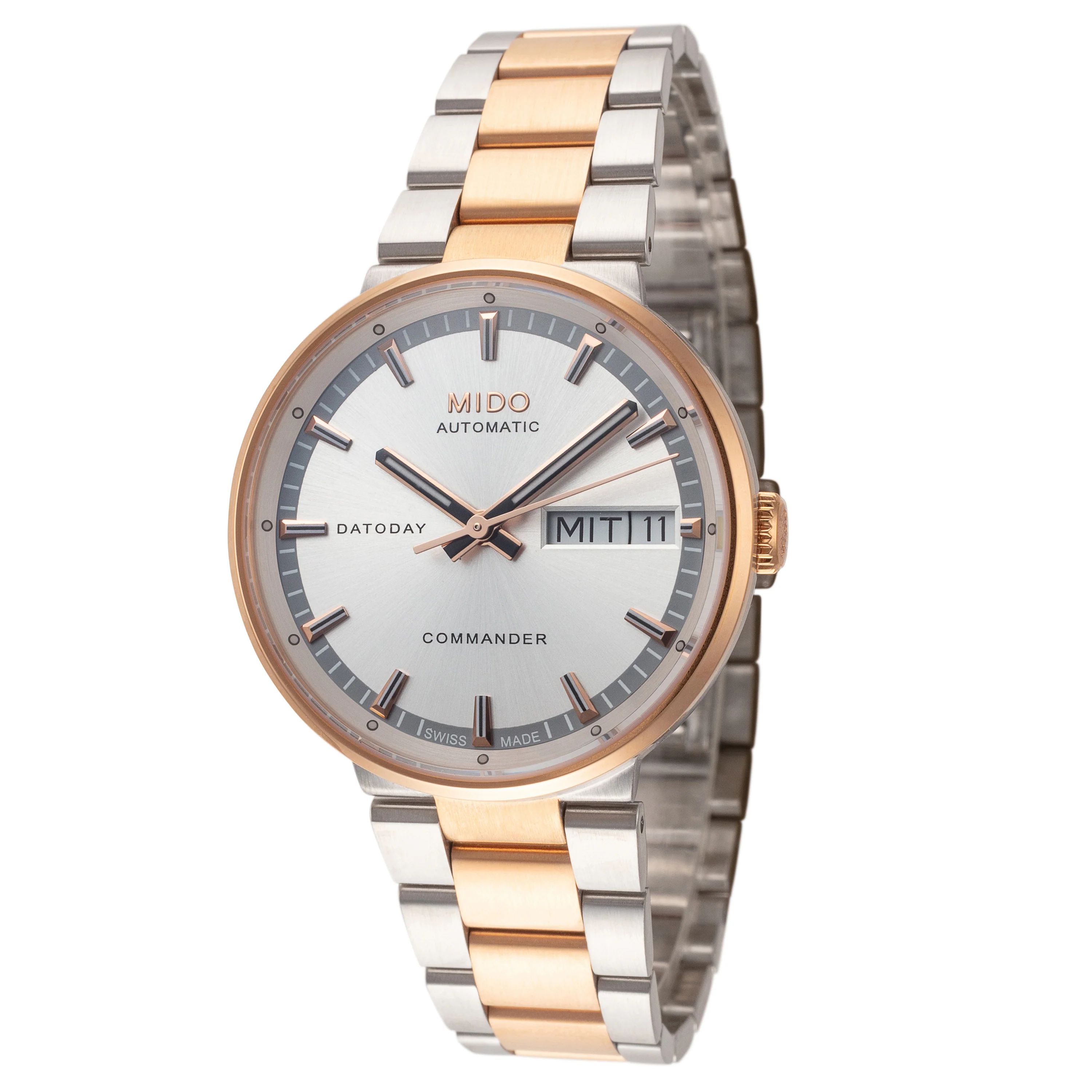 Commander 33mm / Silver / Two Tone | Silver Dial