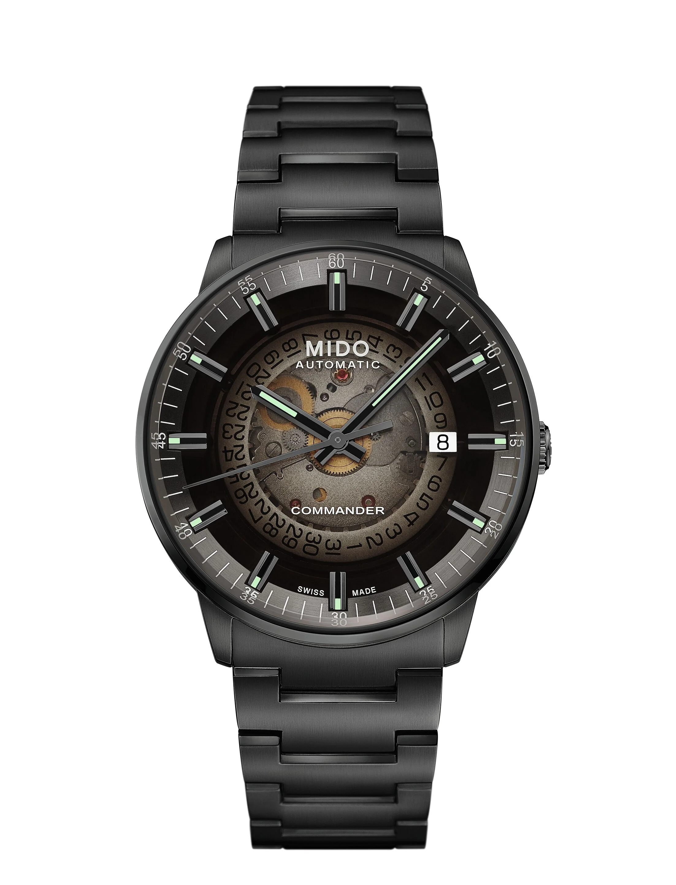 COMMANDER GRADIENT Black/SS | Black Dial