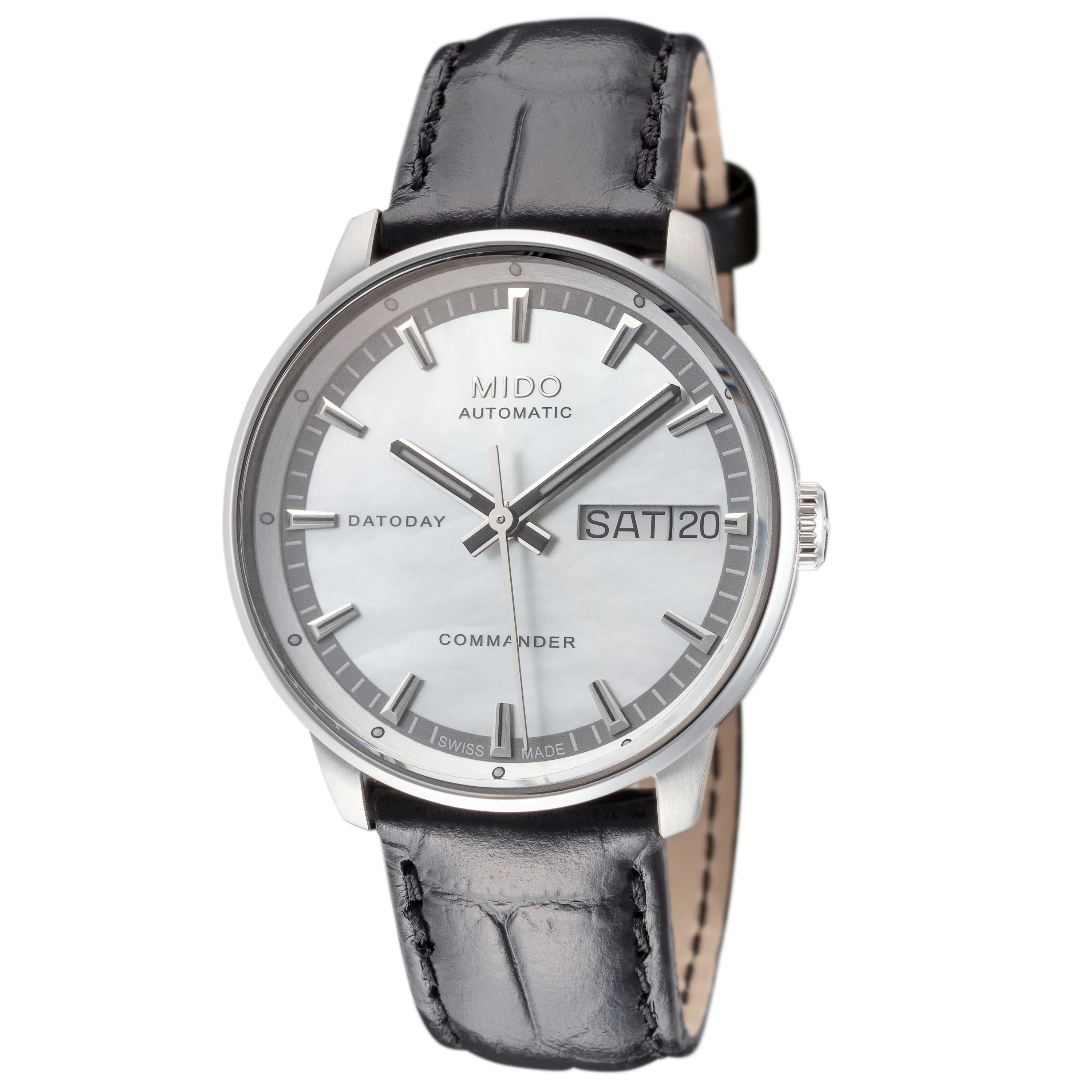 Commander II 33mm / Mother-of-Pearl / Black | Mother-Of-Pearl Dial