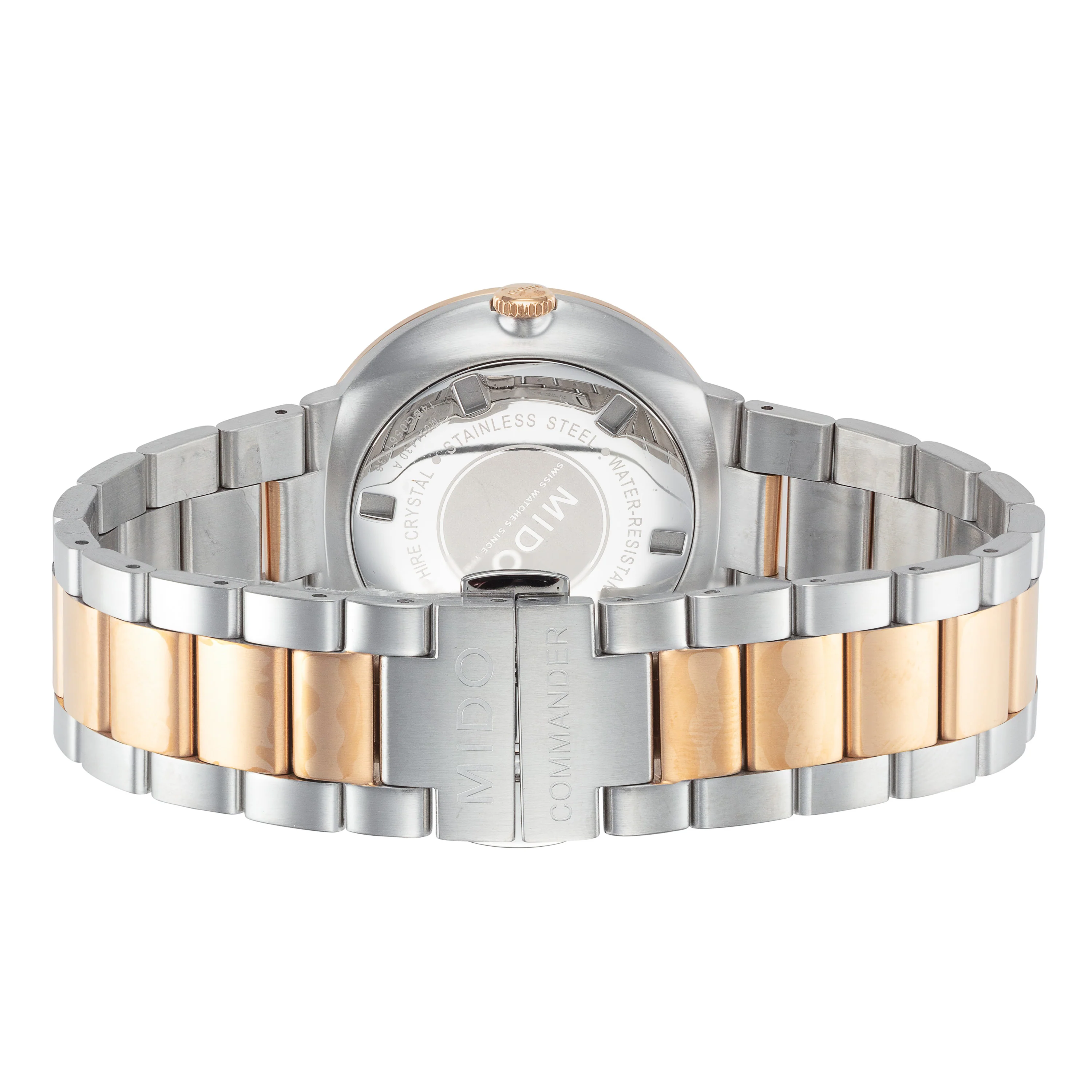 Commander II 40mm / Silver / Silver and Rose Gold | Silver Dial - Image 3