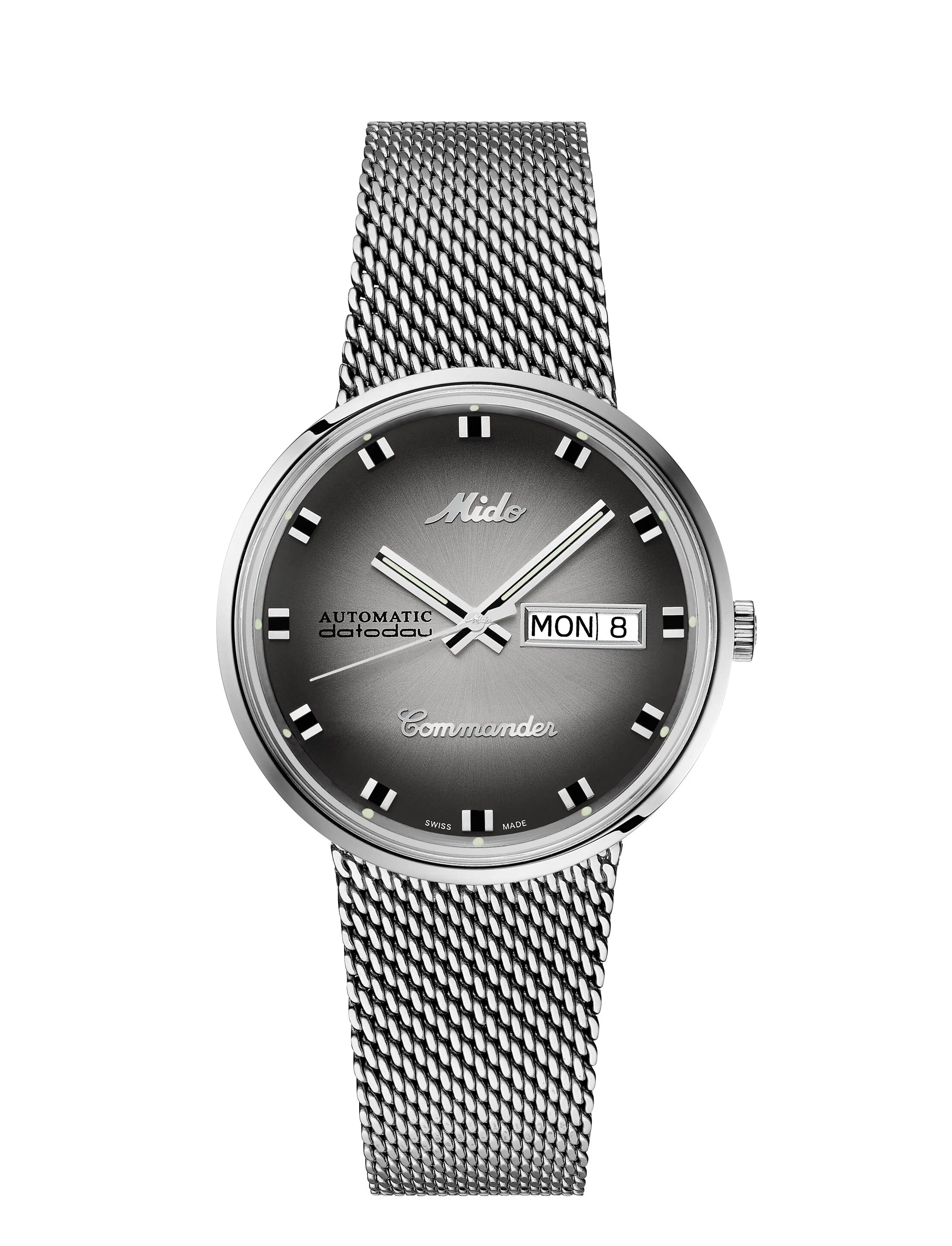 COMMANDER SHADE Silver/SS | Silver Dial