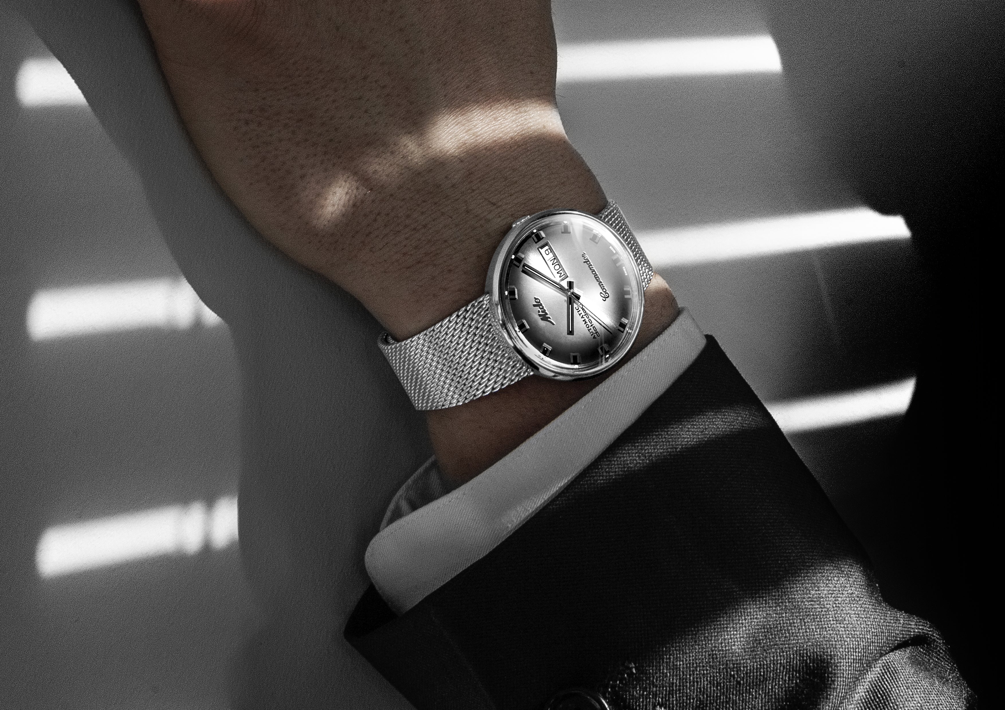 COMMANDER SHADE Silver/SS | Silver Dial - Image 4