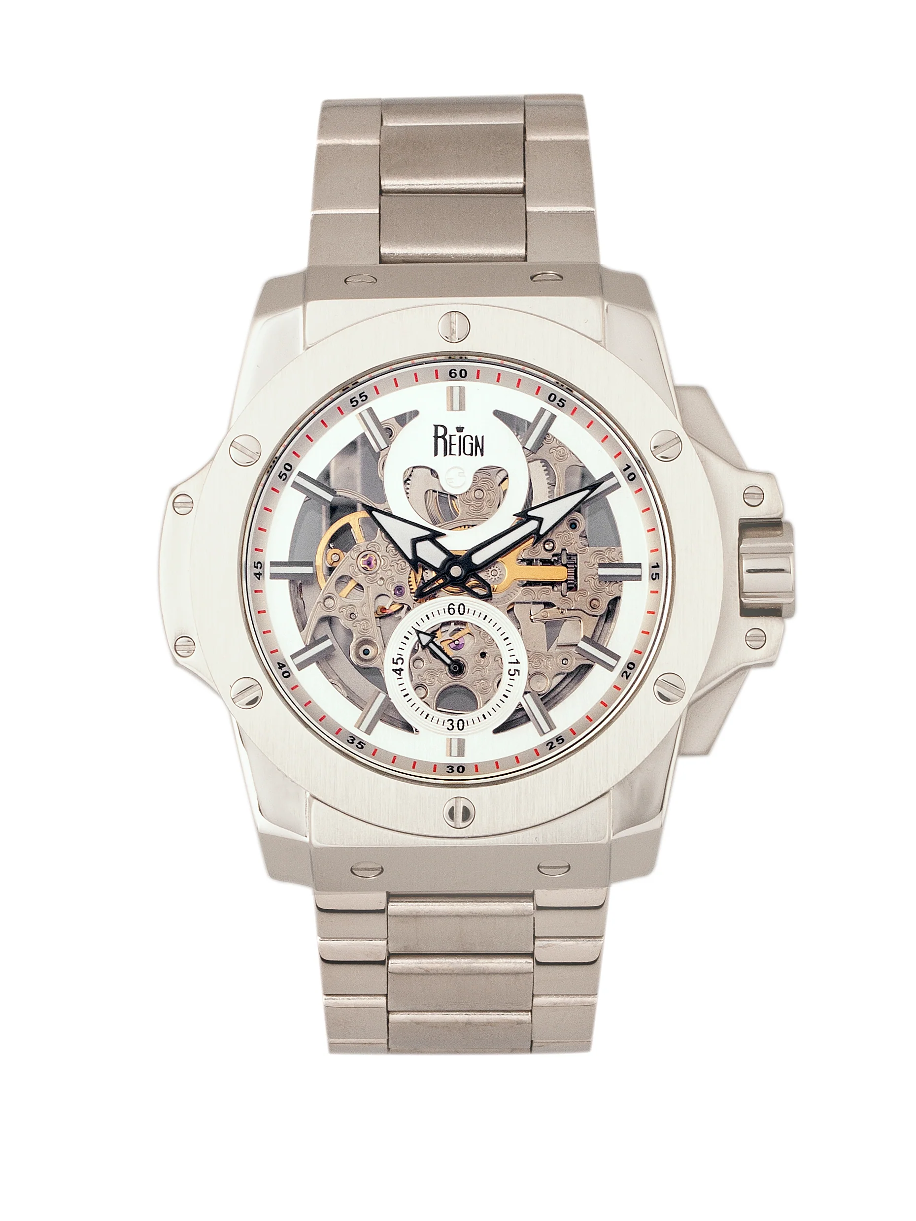 Commodus Bracelet Silver | Silver Dial