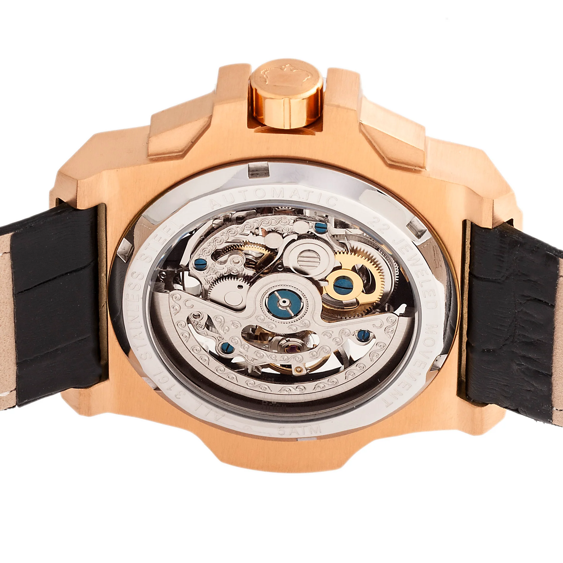 Commodus Rose Gold/Black | Black Dial - Image 3