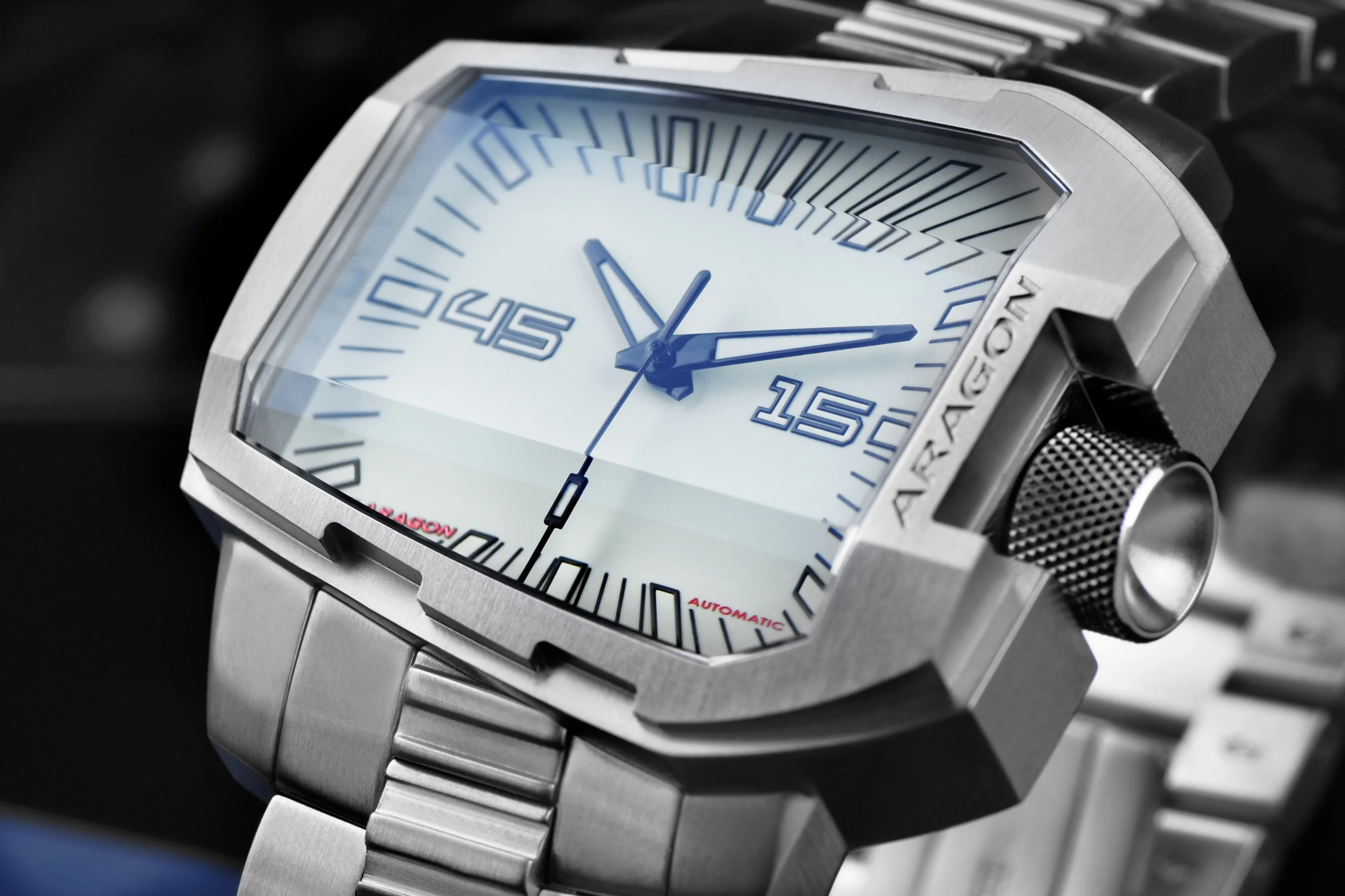 Concept S Automatic White lume glow green dial | White Lume Dial Dial - Image 4