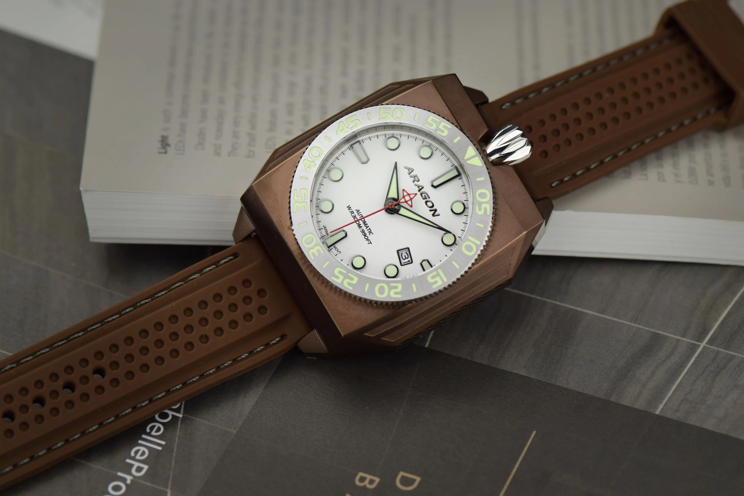 Concept S NH35 Automatic White Dial | White Lume Dial Dial - Image 4