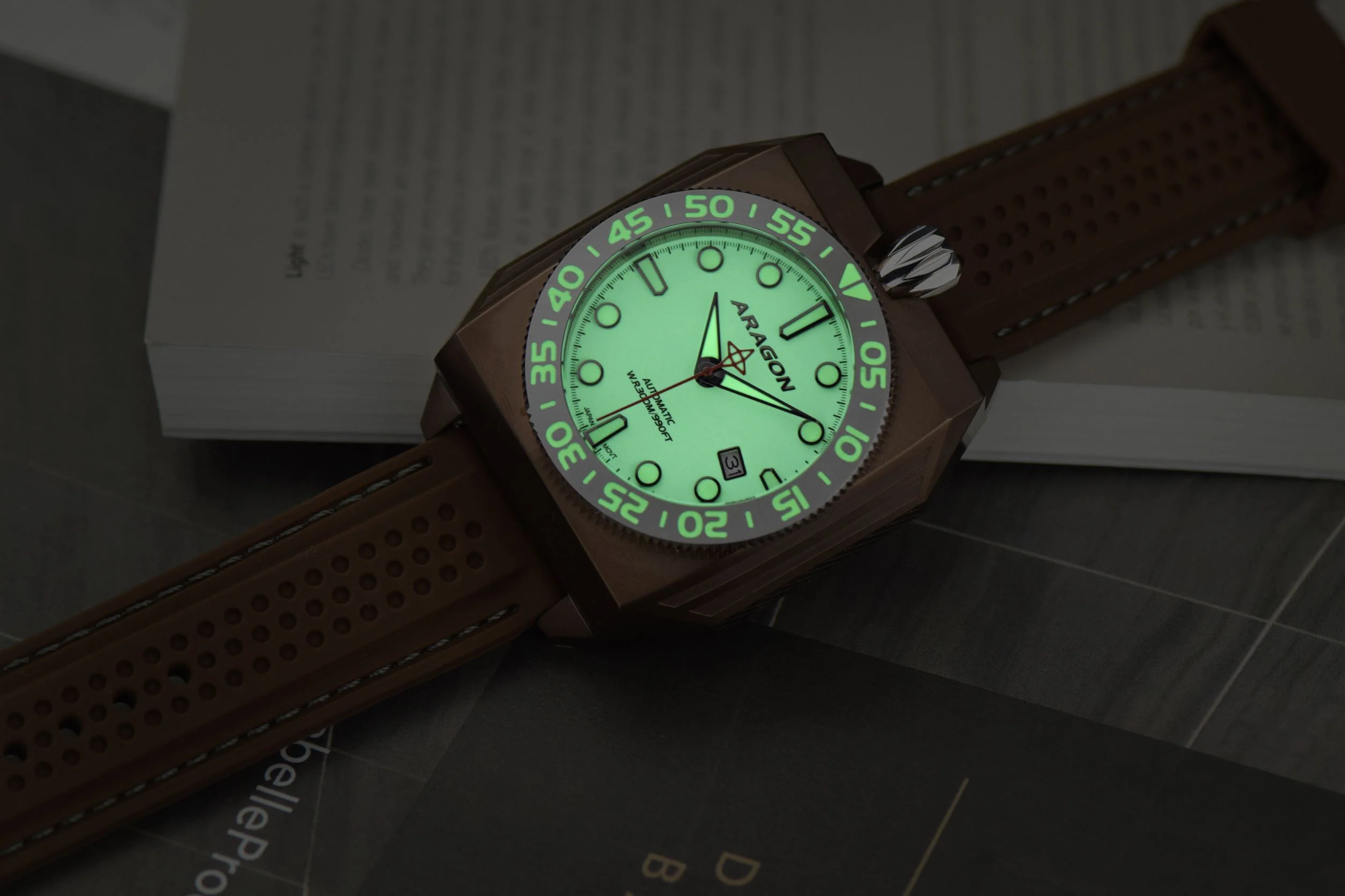 Concept S NH35 Automatic White Dial | White Lume Dial Dial - Image 5