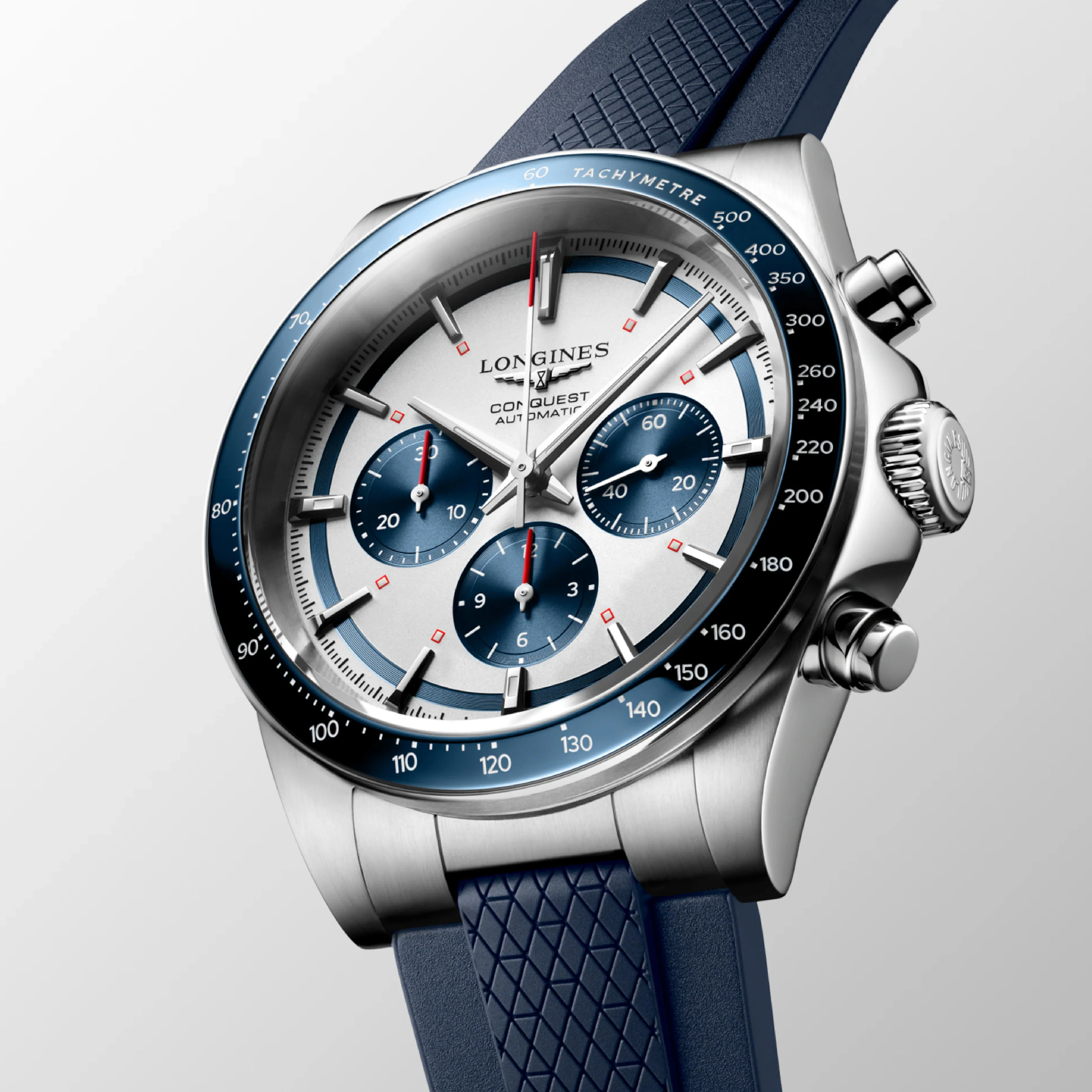 Conquest Chronograph Two-Tone / Rubber |  Dial - Image 4