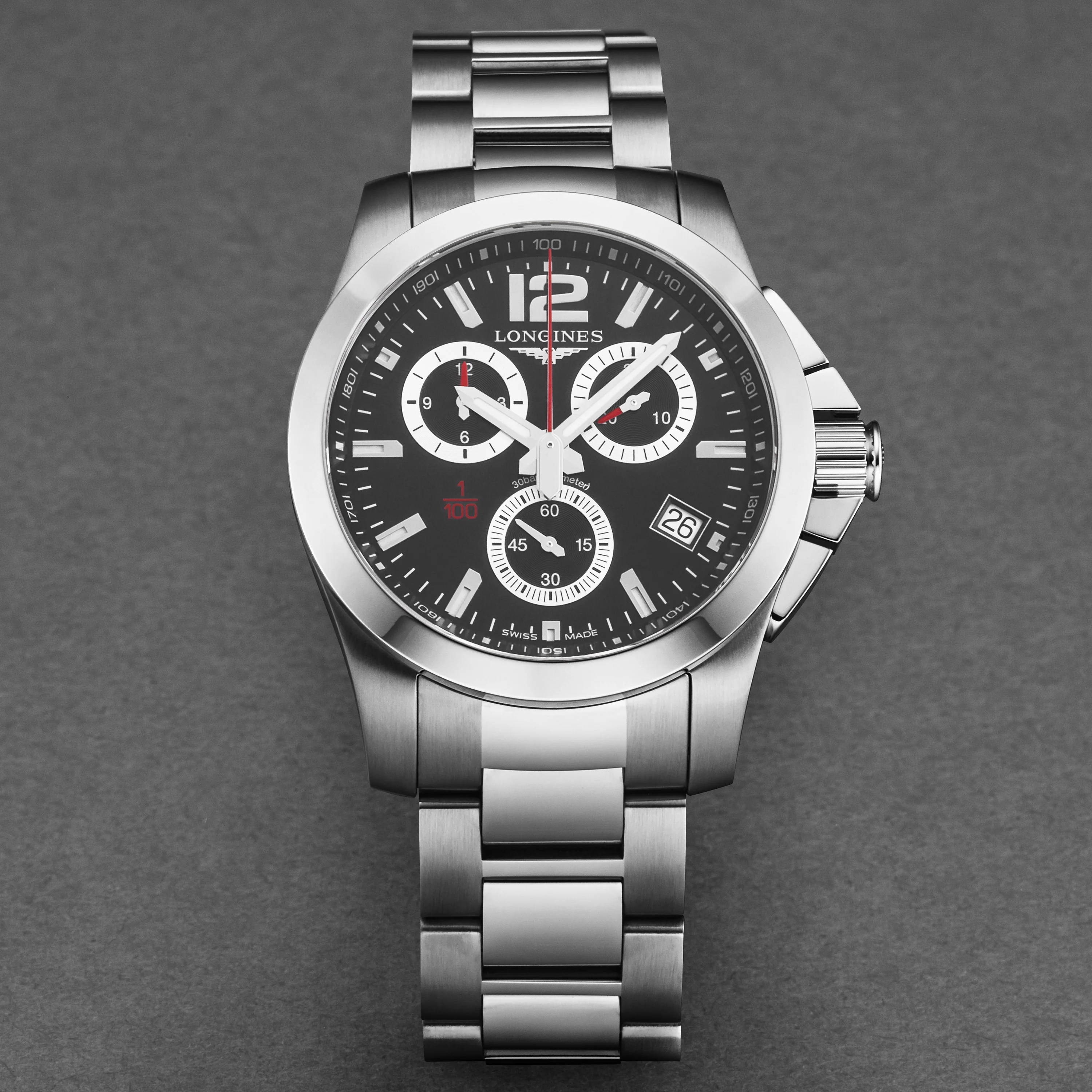 Conquest L37004566 / Black | Black Dial - Image 4