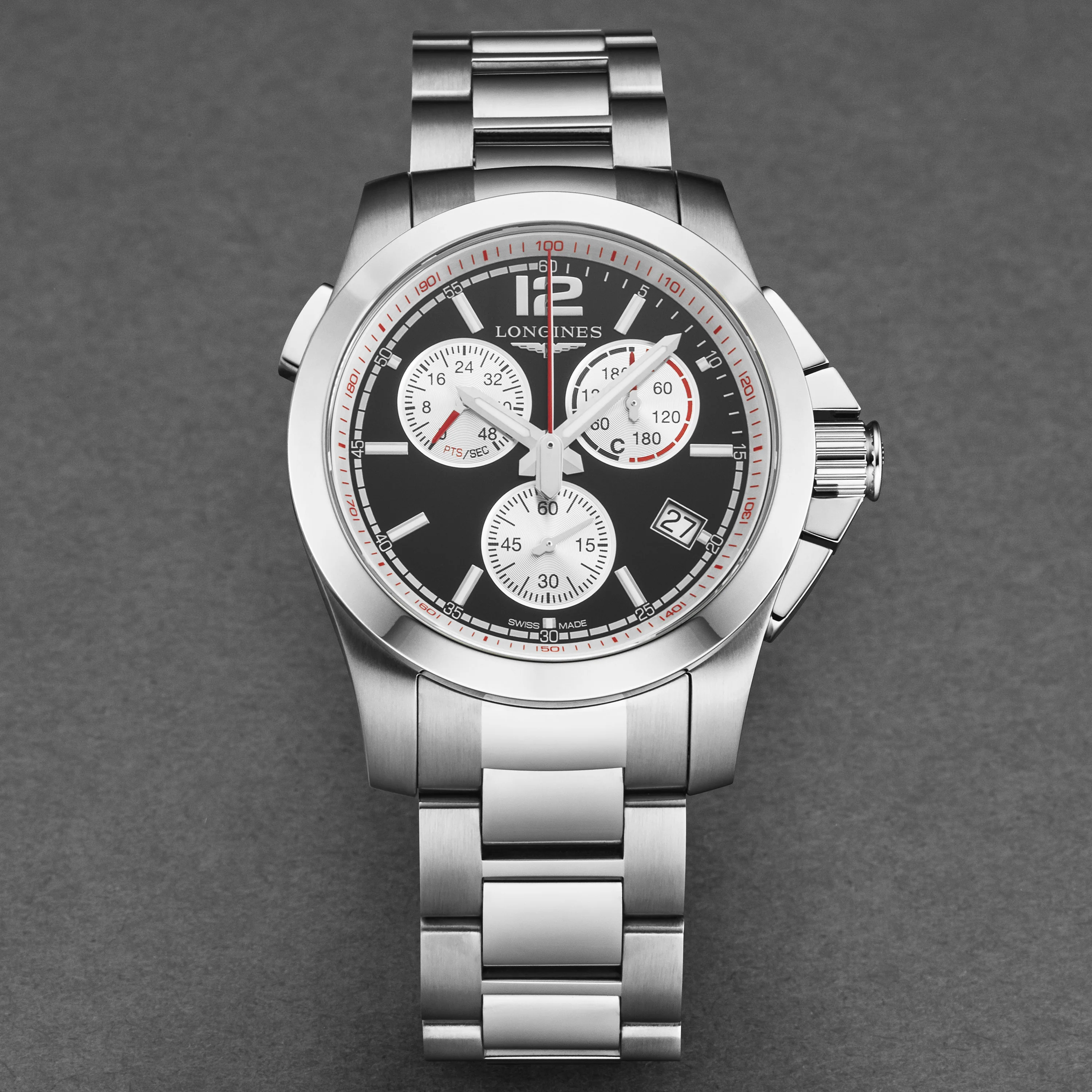 Conquest L37014566 / Black | Black Dial - Image 4