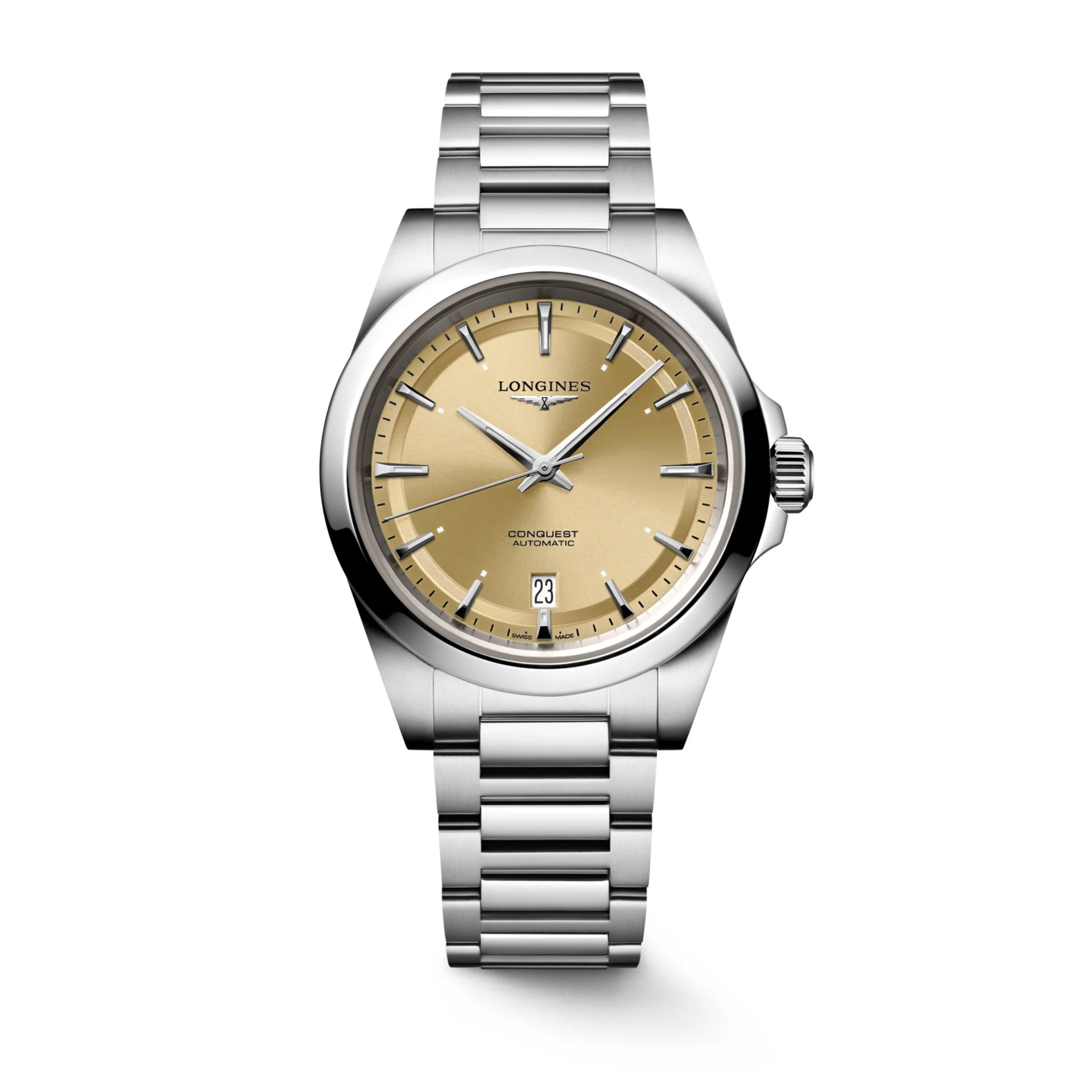 Conquest Silver/Tan | Dial