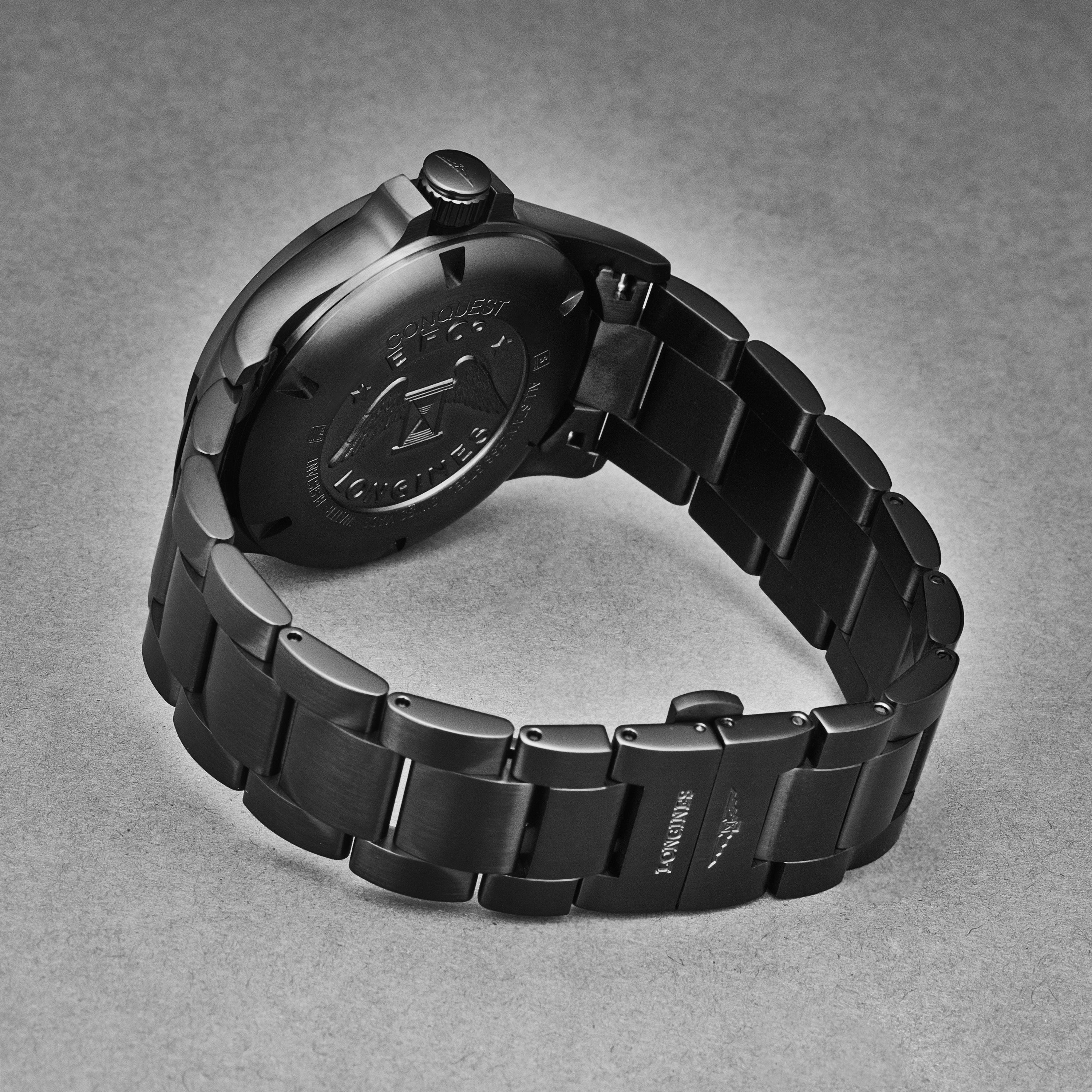 Conquest L37262666 / Silver | Black Dial - Image 3