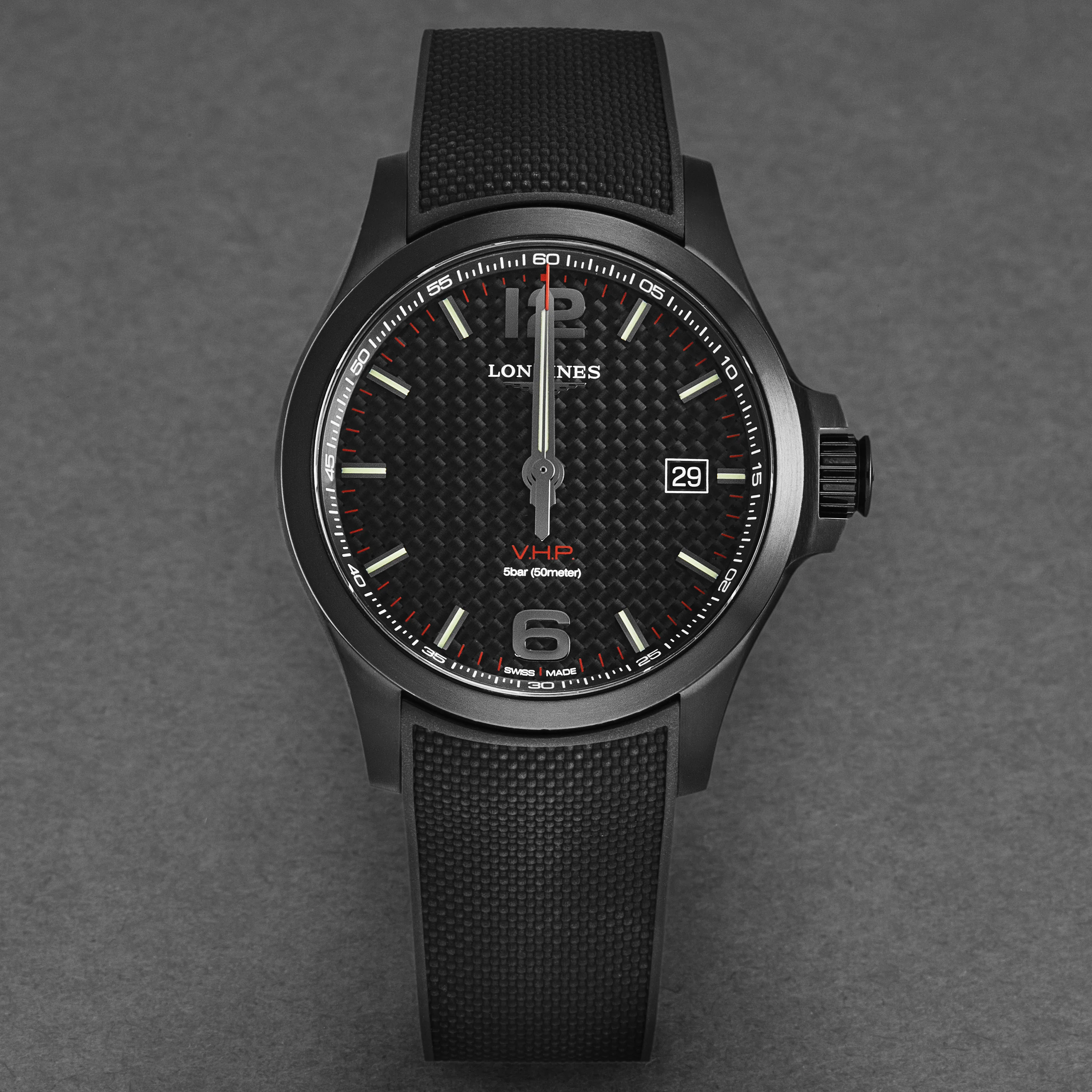 Conquest L37262669 / Black | Black Dial - Image 4