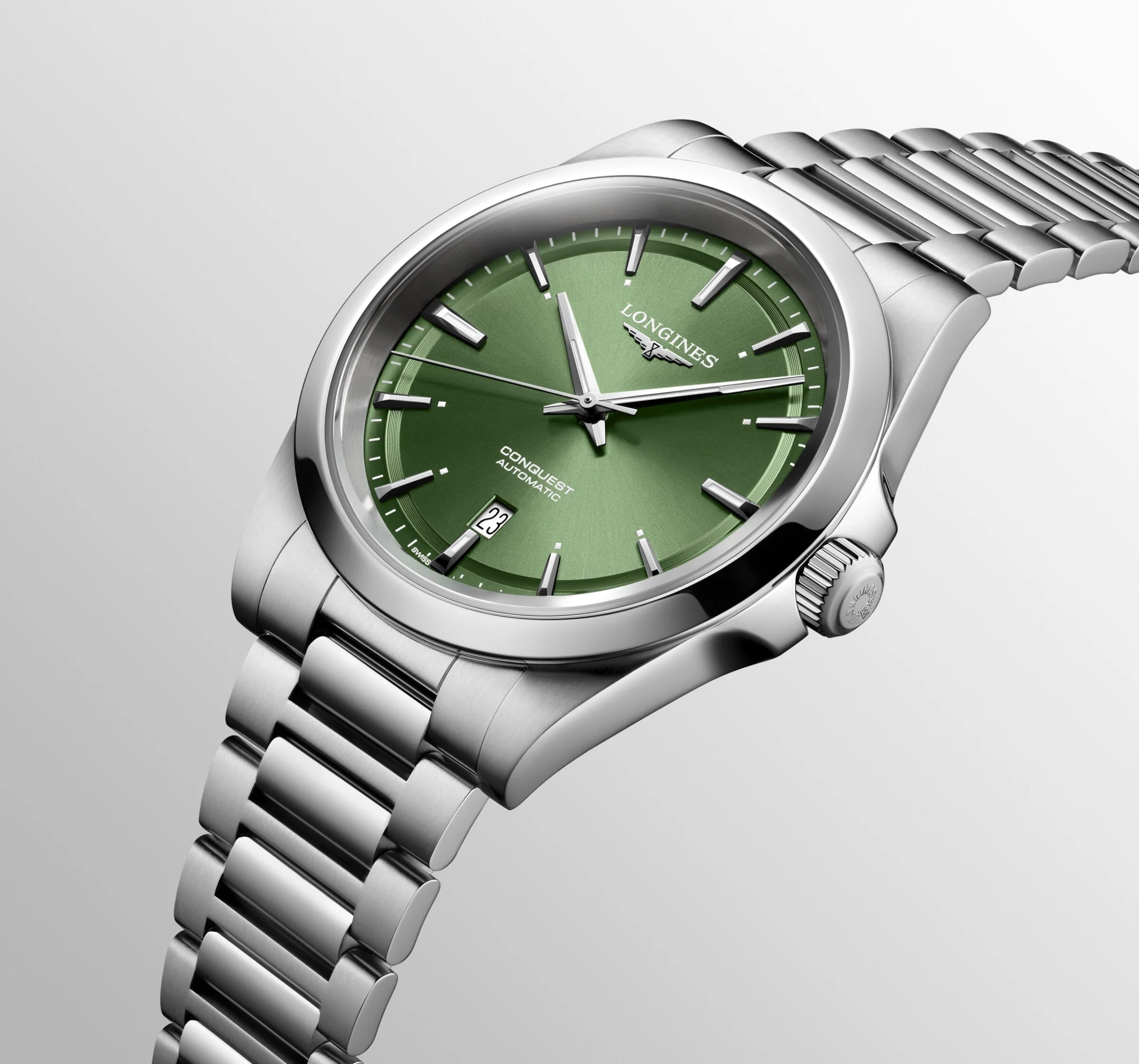 Conquest Silver/Green | Dial - Image 2