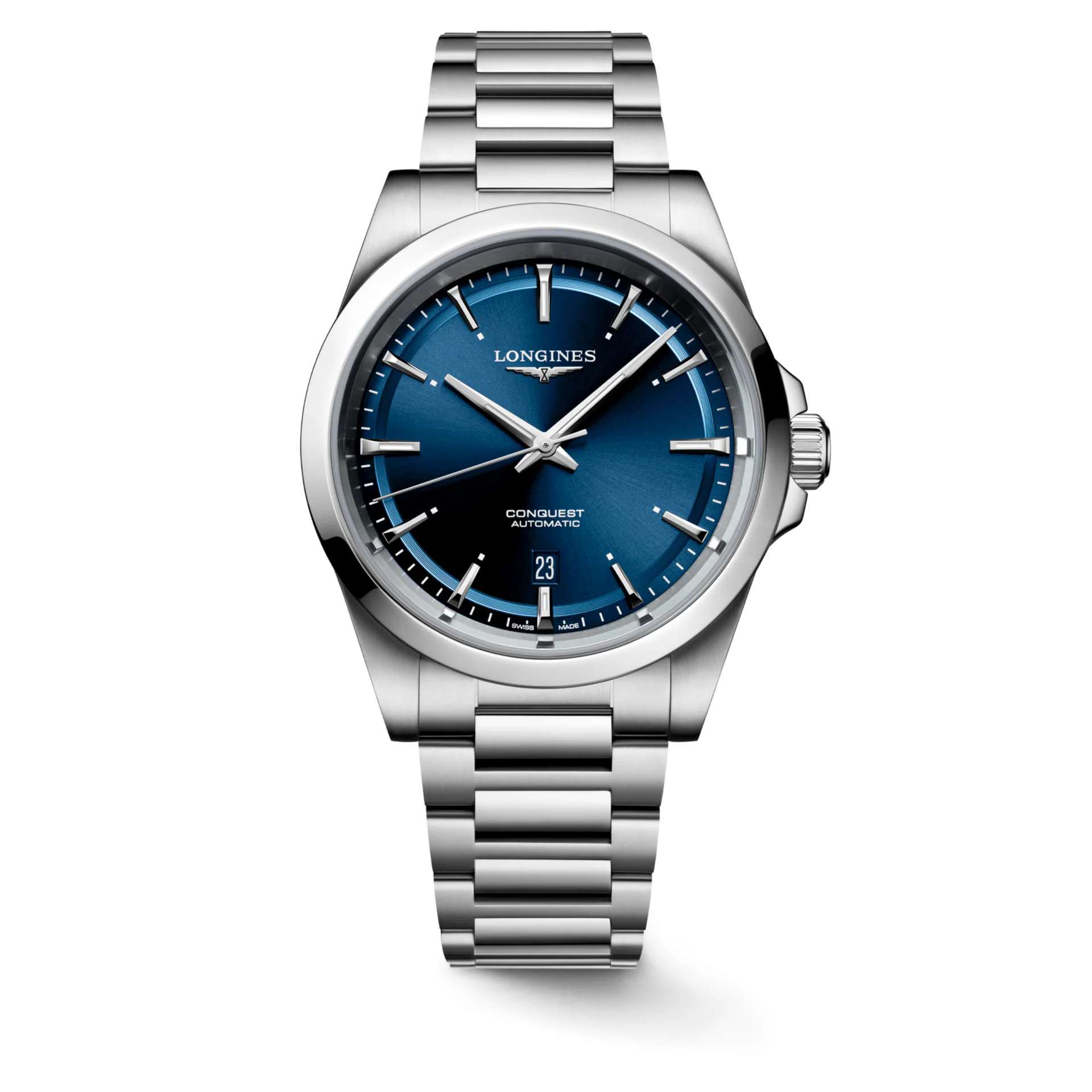 Conquest Silver/Blue | Dial