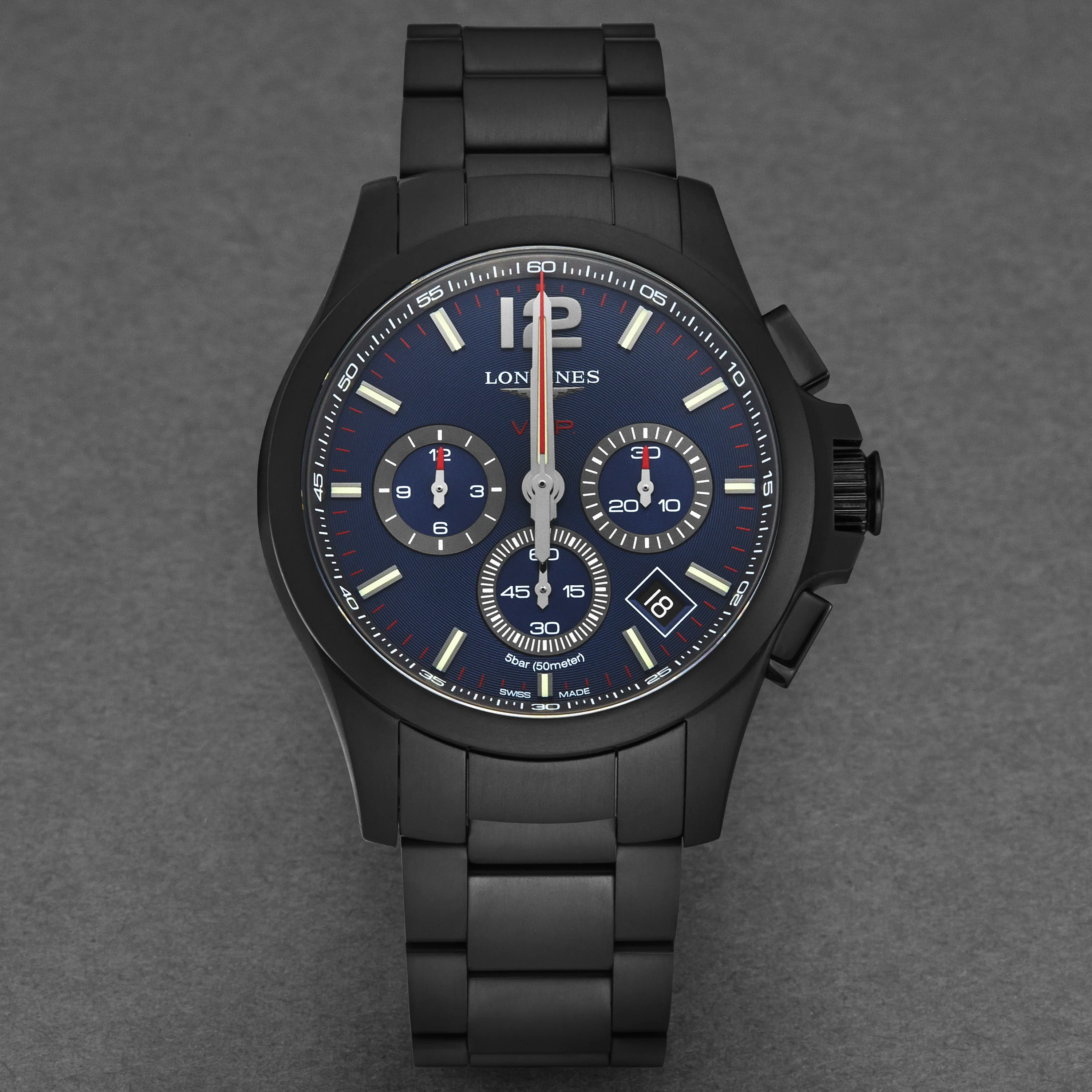 Conquest V.H.P. L37172966 / Blue | Blue Dial - Image 4