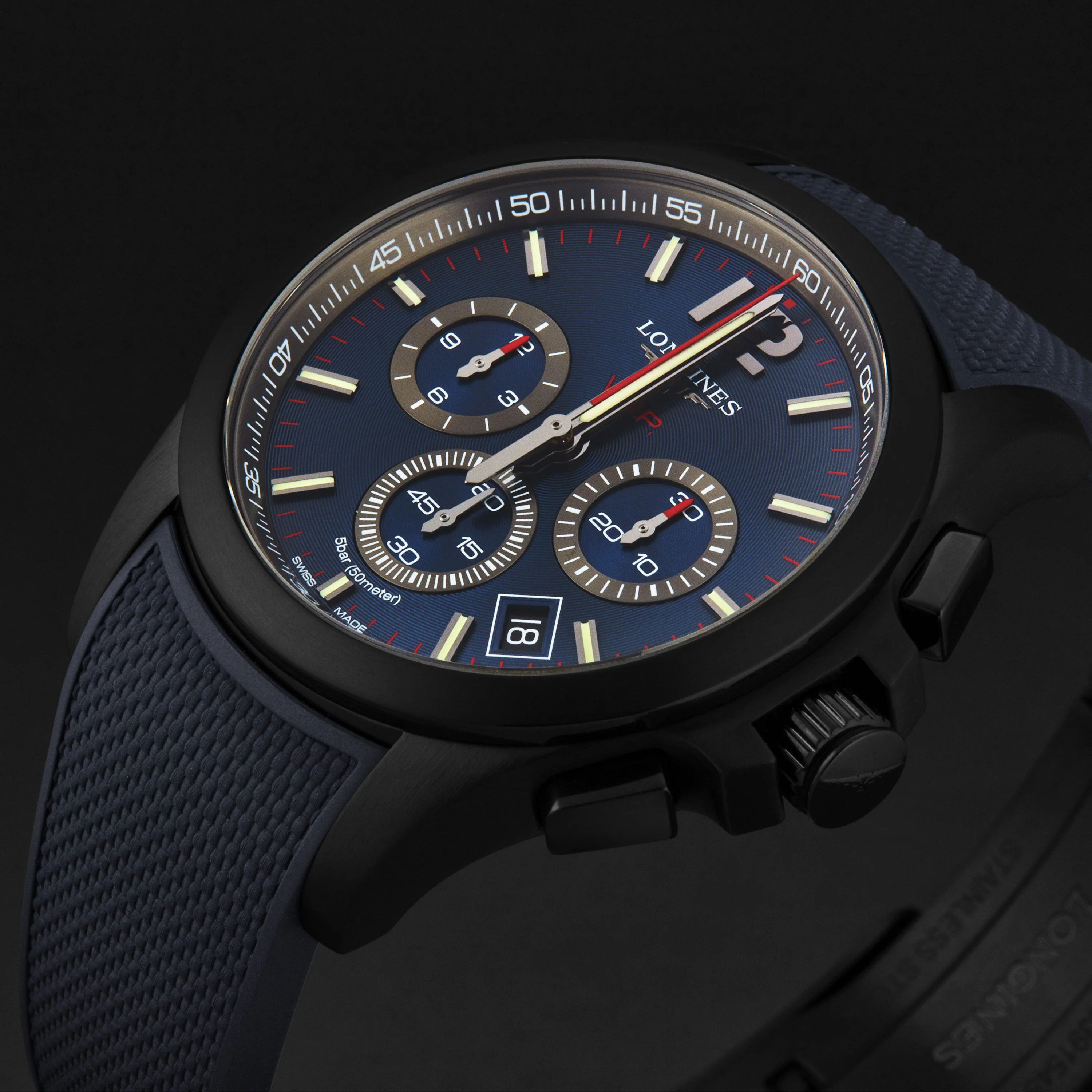 Conquest V.H.P. L37172969 / Blue | Blue Dial - Image 2