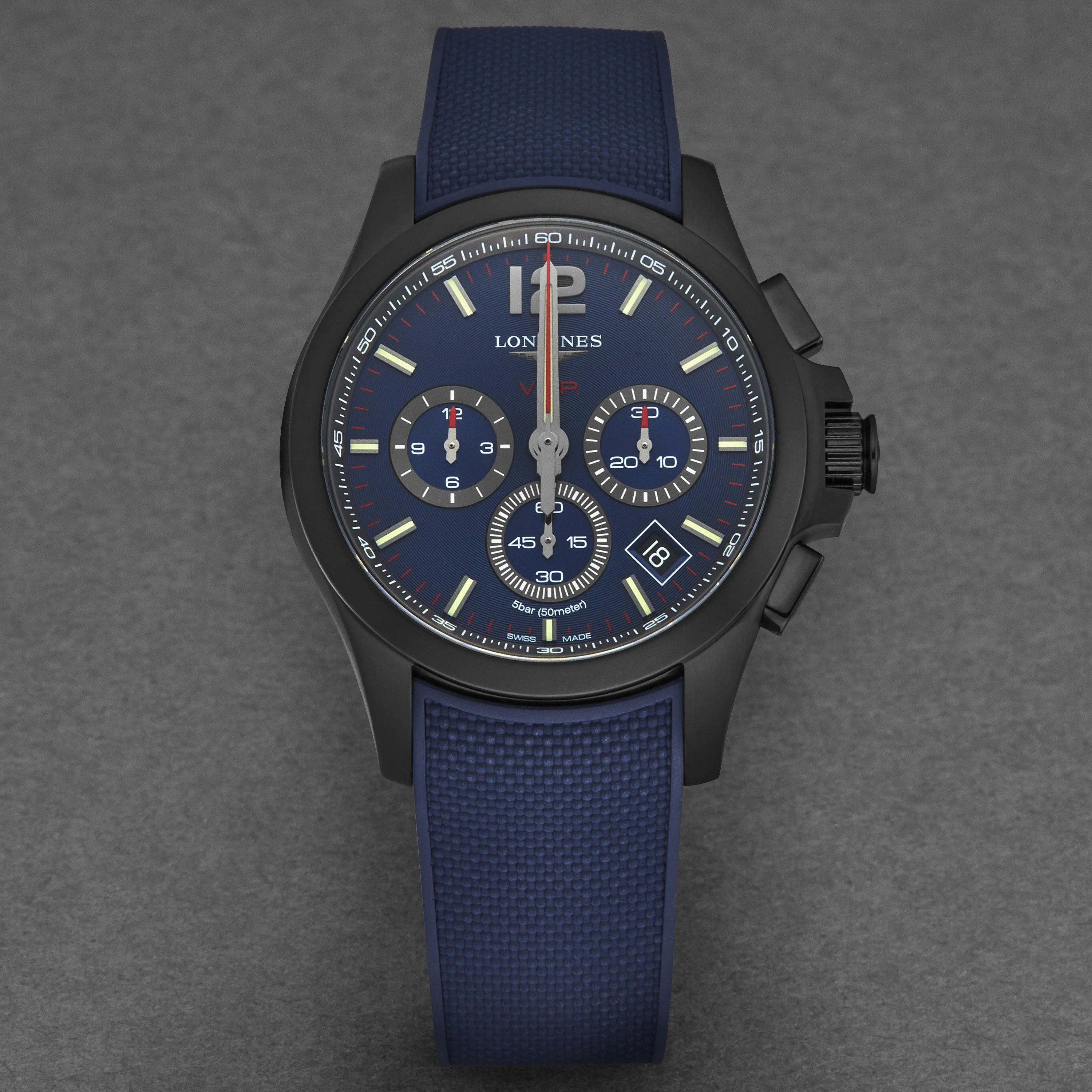 Conquest V.H.P. L37172969 / Blue | Blue Dial - Image 4