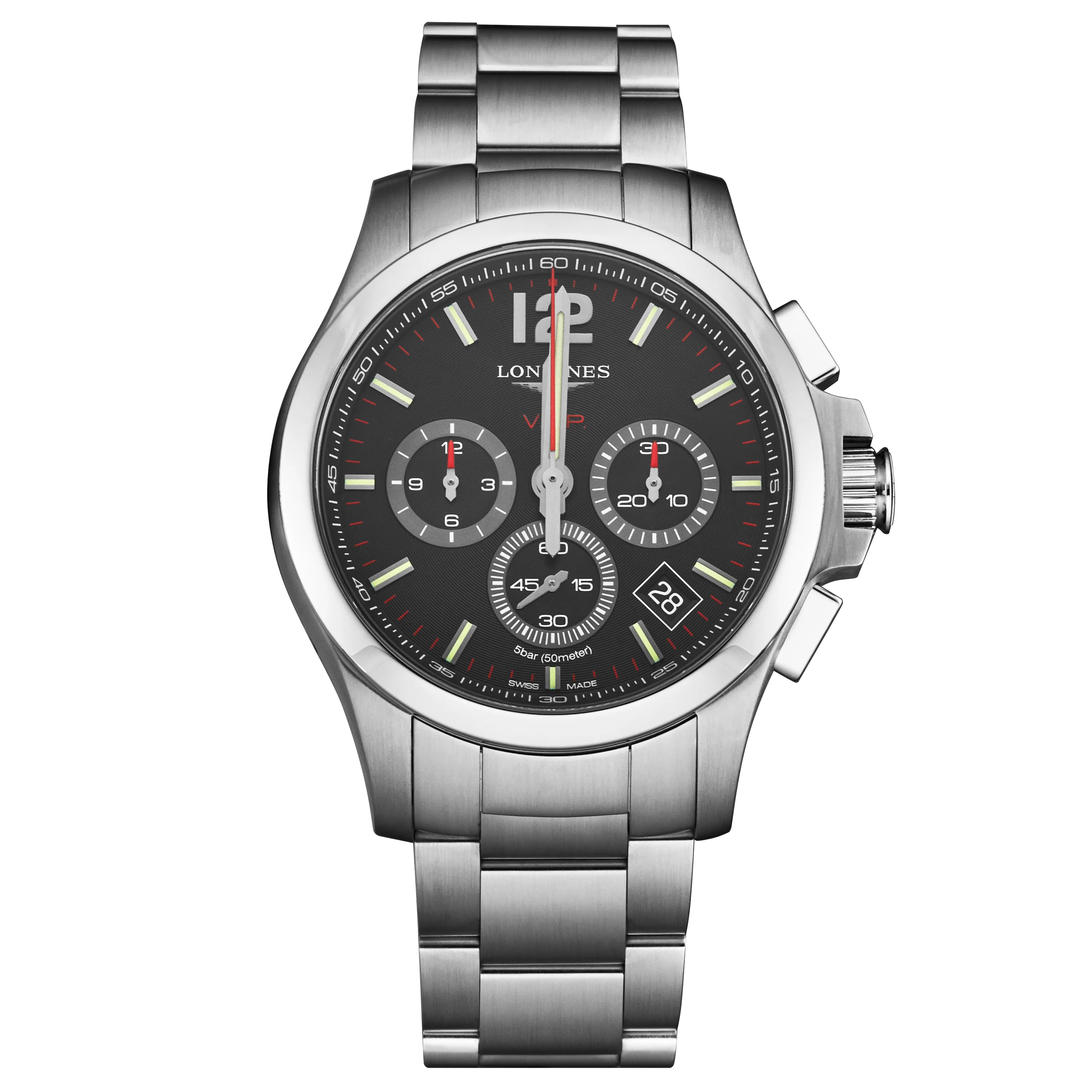 Conquest V.H.P. L37174566 / Black | Black Dial