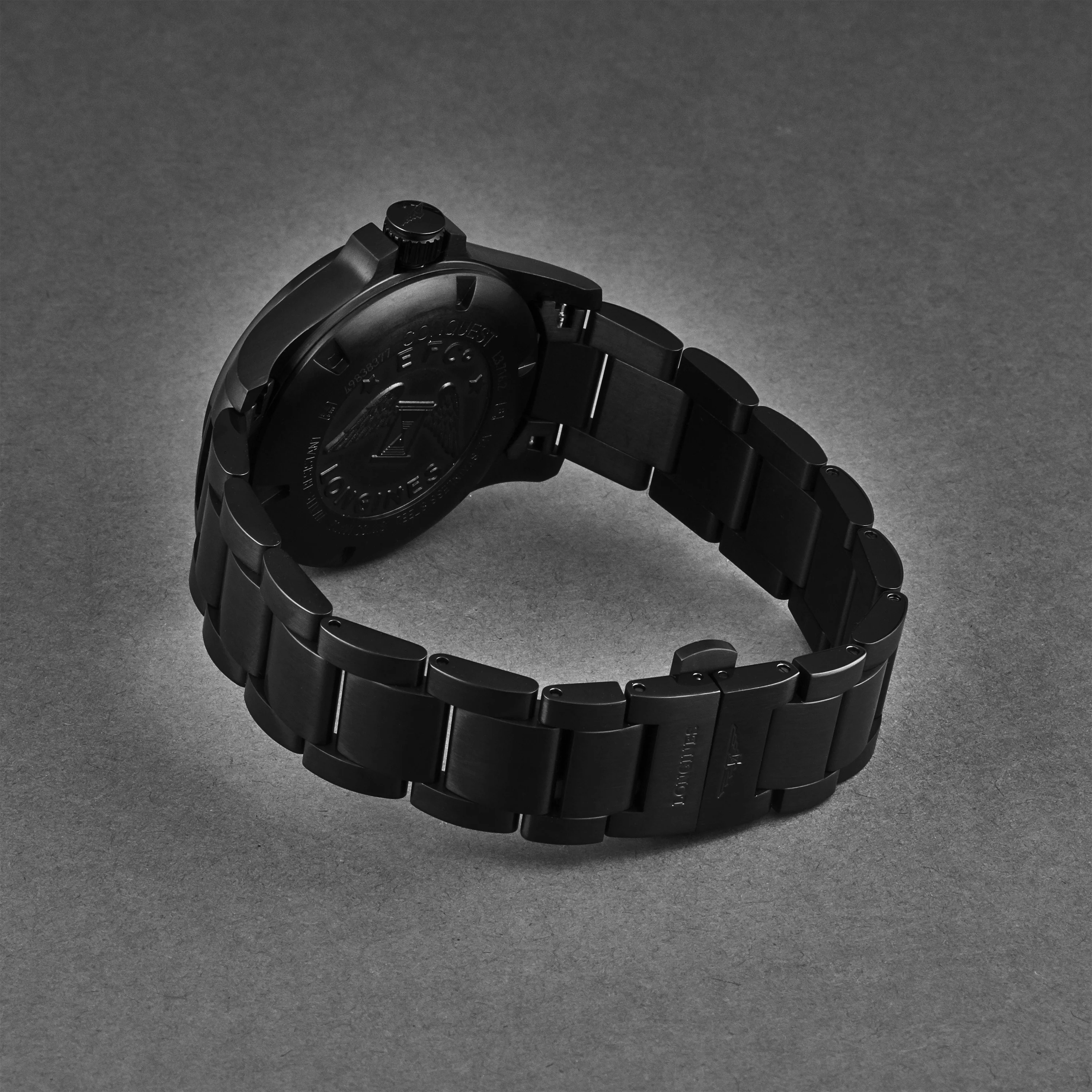 Conquest V.H.P. L37182566 / Black | Black Dial - Image 3