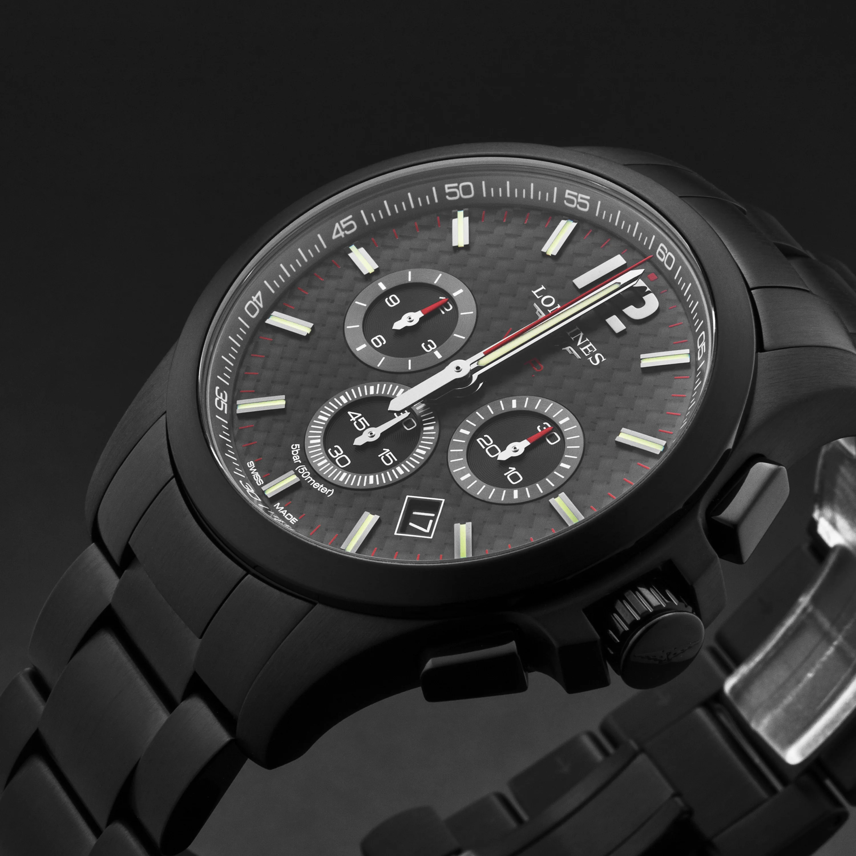 Conquest V.H.P. L37272666 / Black | Black Dial - Image 2